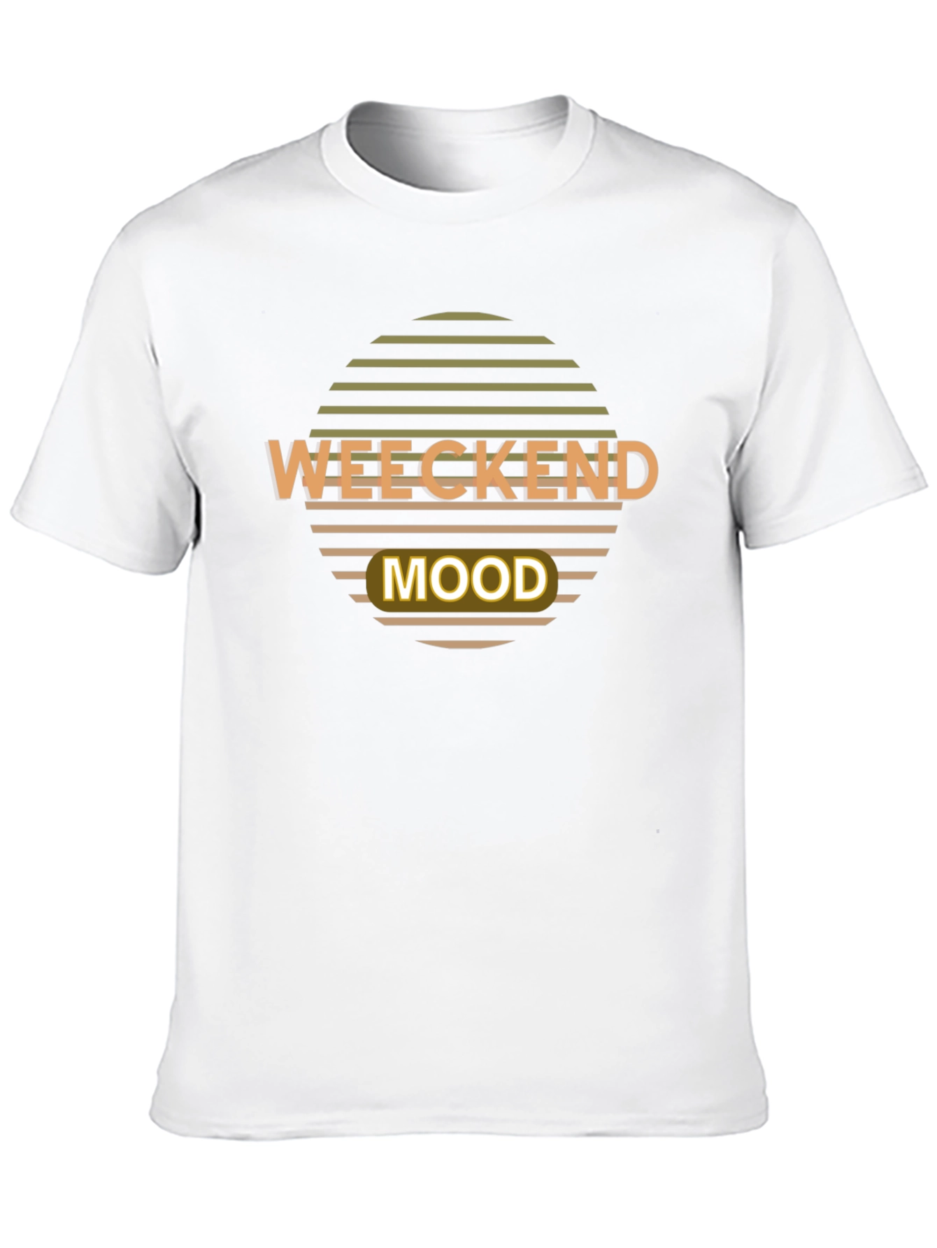 Weekend Mood Graphic T-Shirt - Retro Style