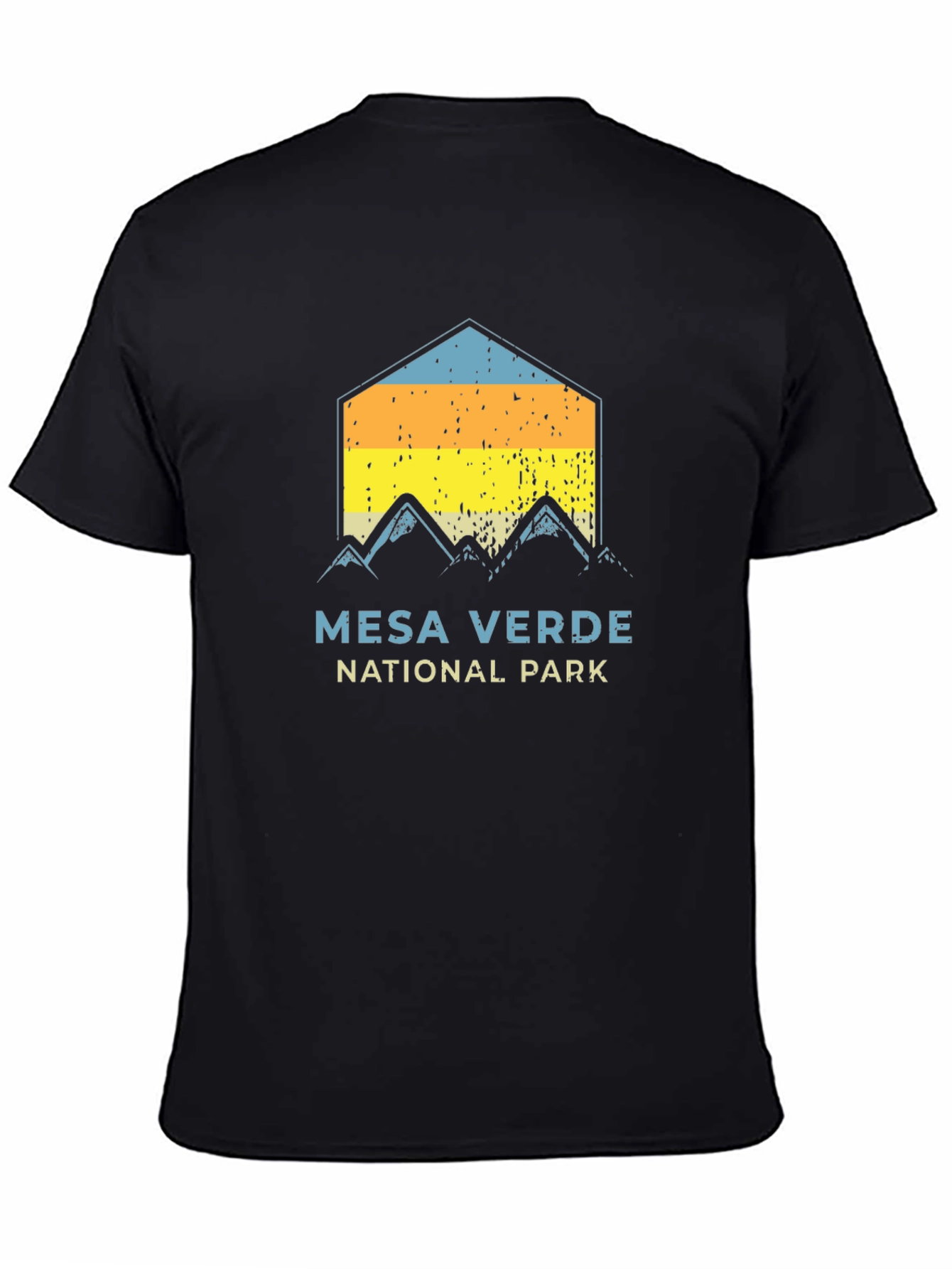 Mesa Verde National Park T-Shirt - Distressed Retro Design