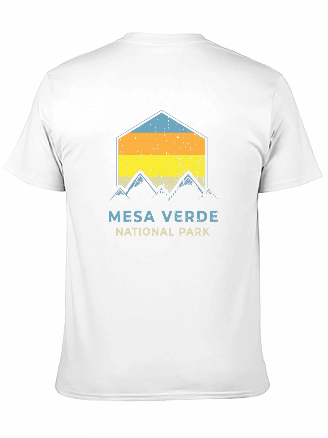 Mesa Verde National Park T-Shirt - Distressed Retro Design