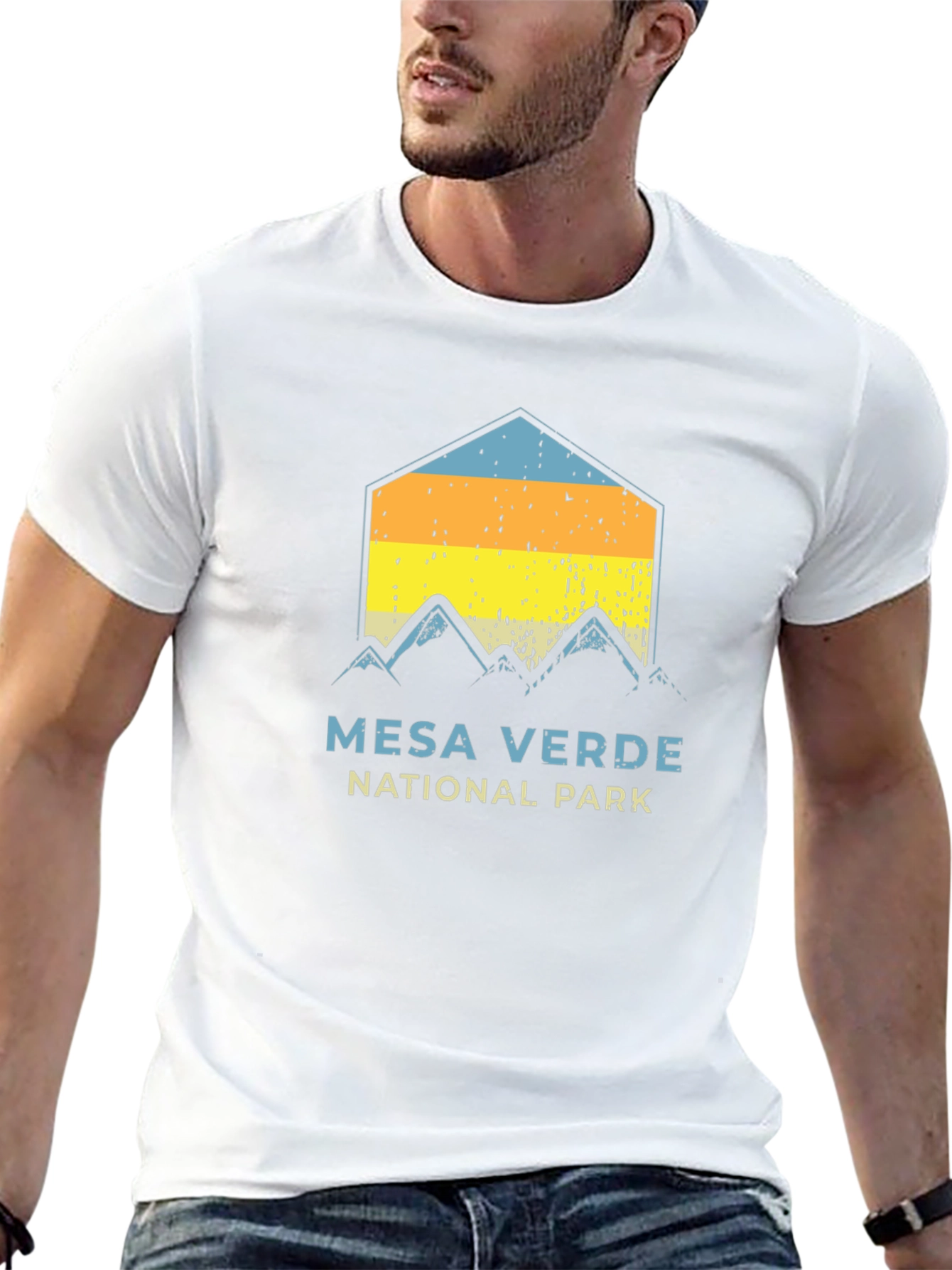 Mesa Verde National Park T-Shirt - Distressed Retro Design