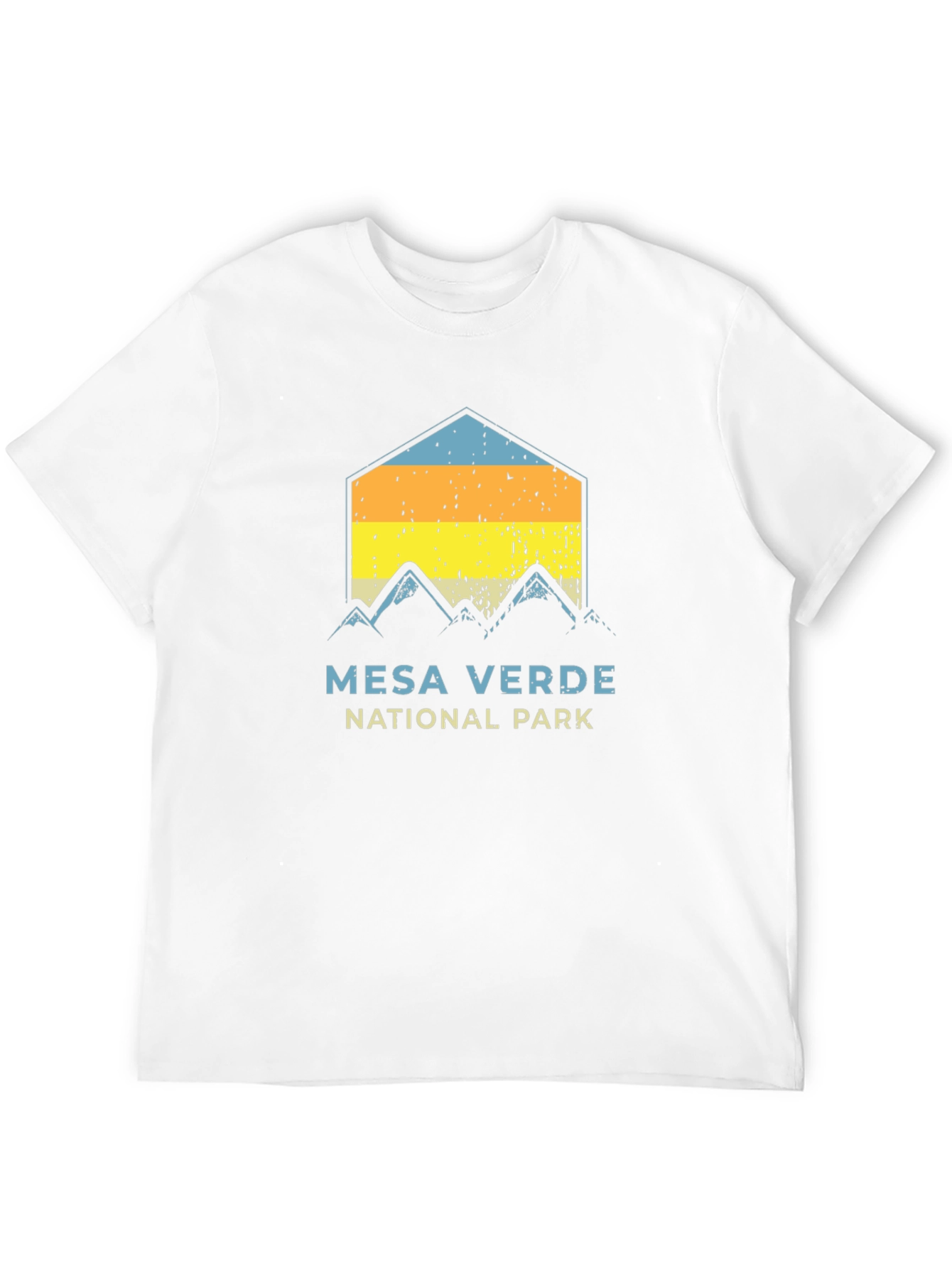 Mesa Verde National Park T-Shirt - Distressed Retro Design