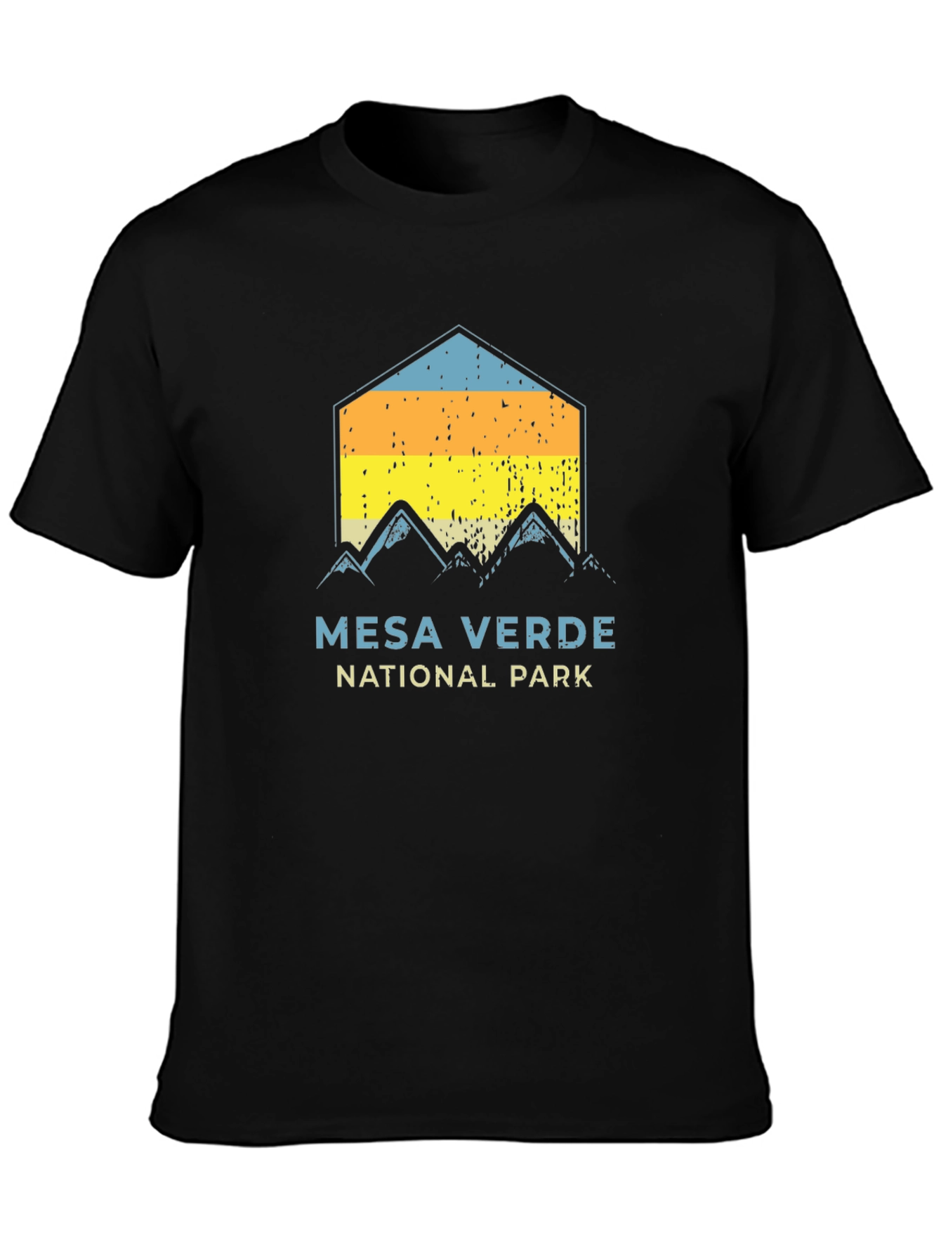 Mesa Verde National Park T-Shirt - Distressed Retro Design