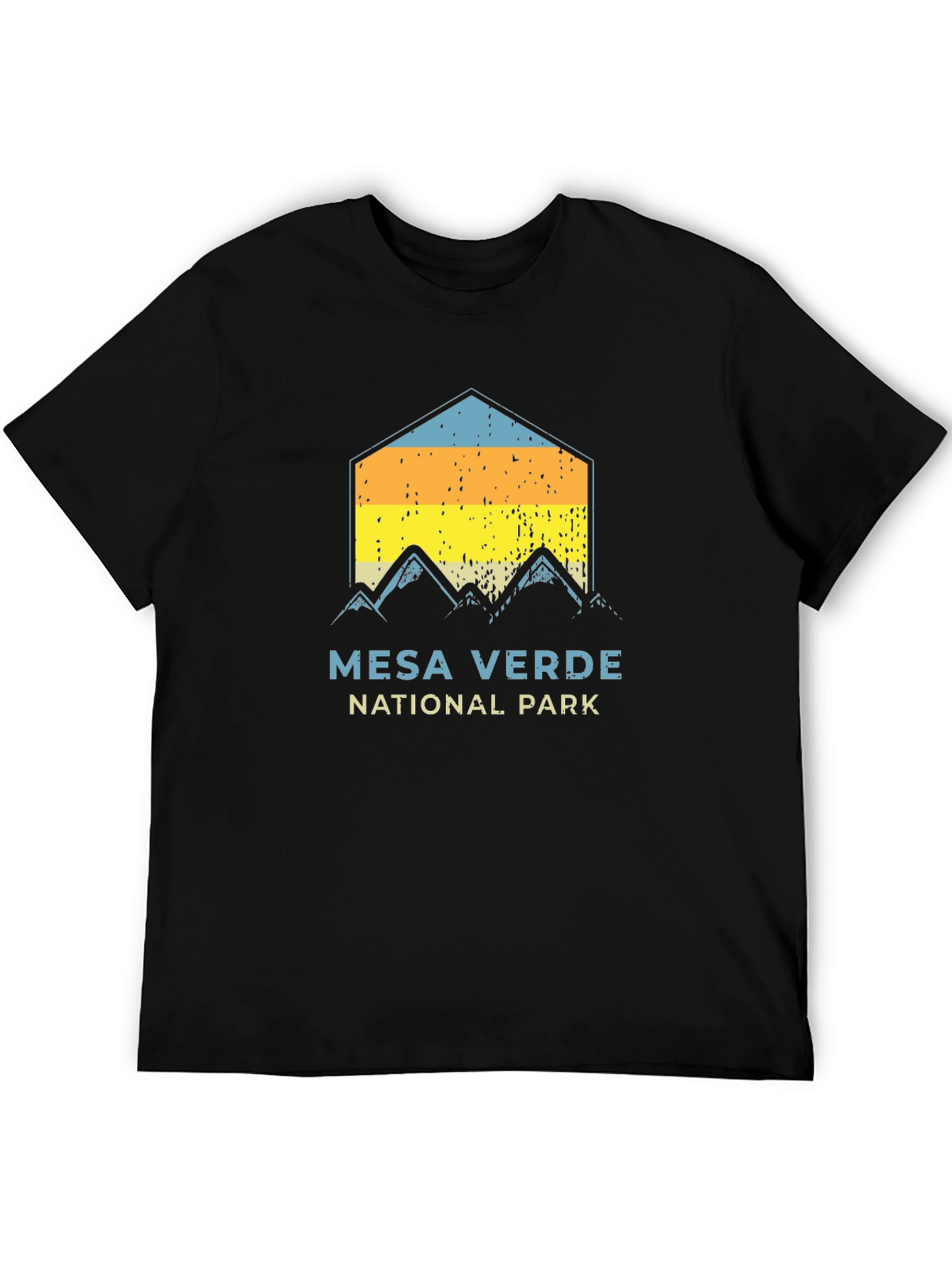 Mesa Verde National Park T-Shirt - Distressed Retro Design