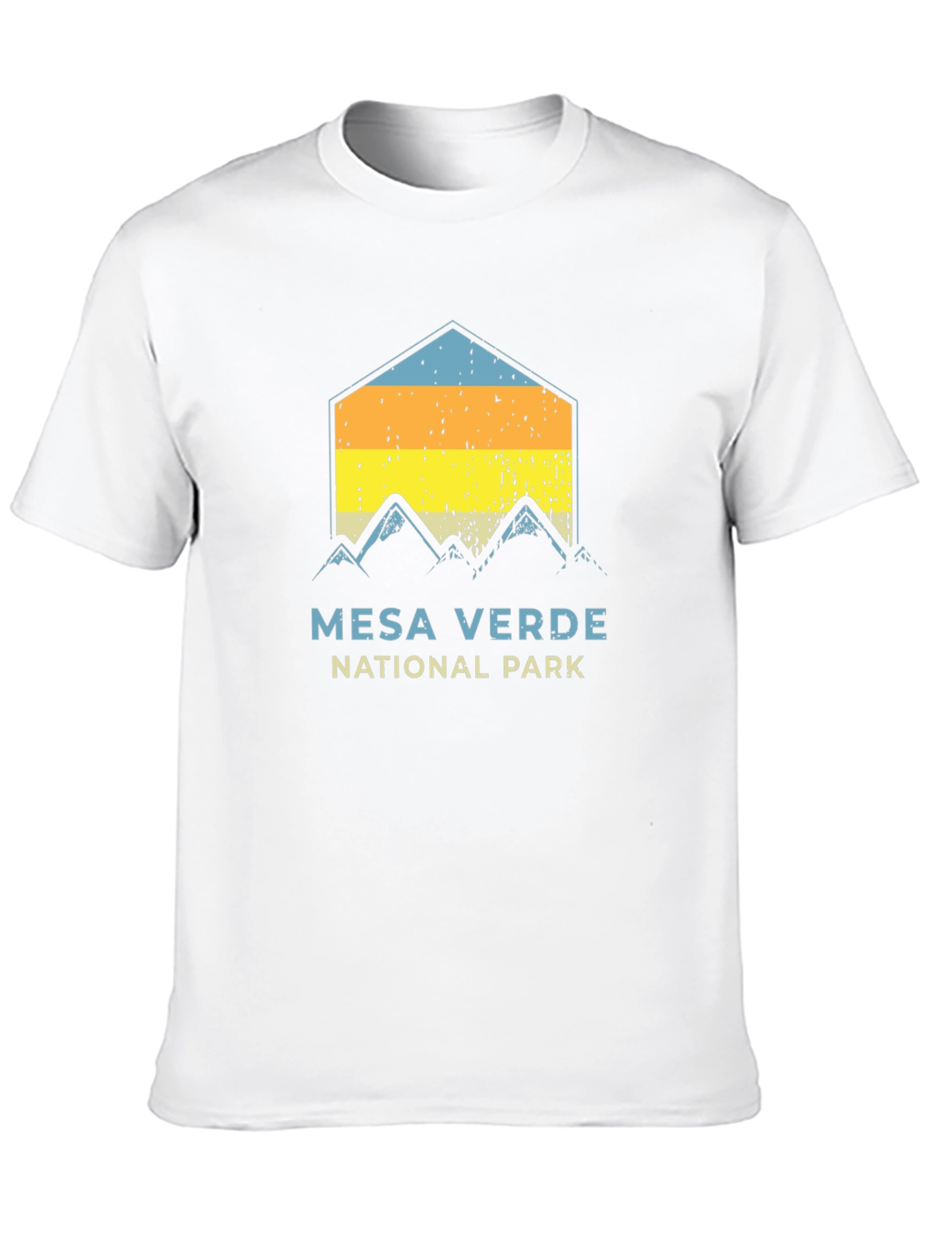 Mesa Verde National Park T-Shirt - Distressed Retro Design