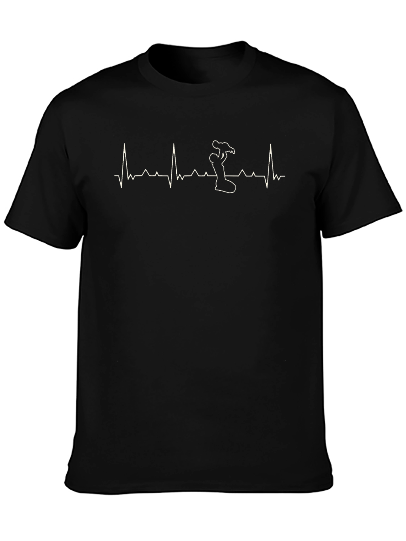 Father & Child Heartbeat T-Shirt - Love Gift