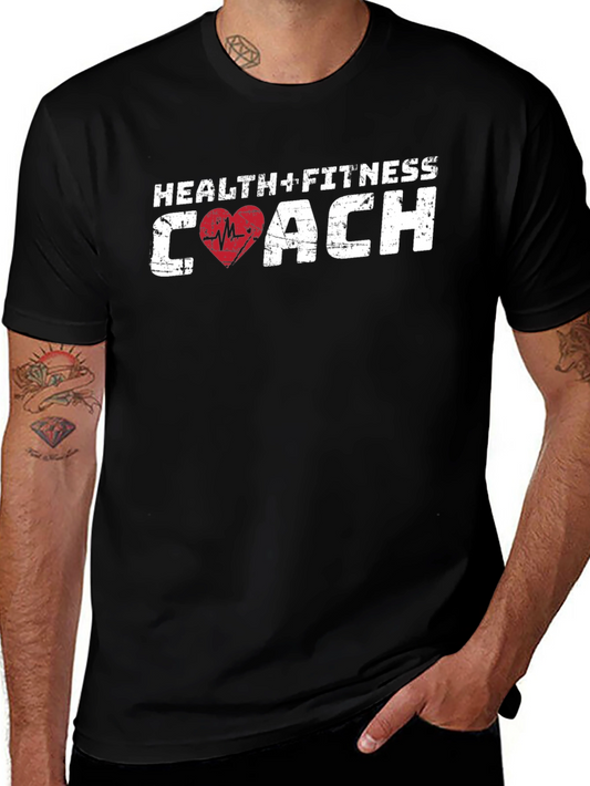 Health & Fitness Coach Graphic T-Shirt