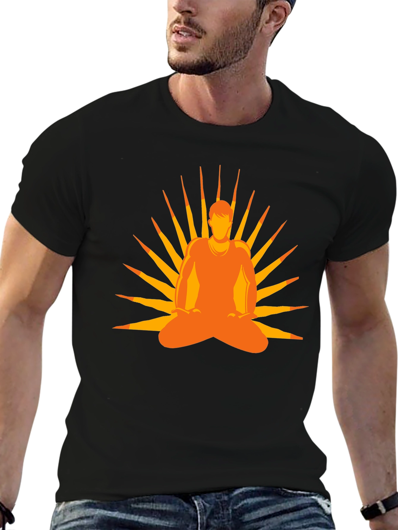 Zen Meditation Graphic T-Shirt