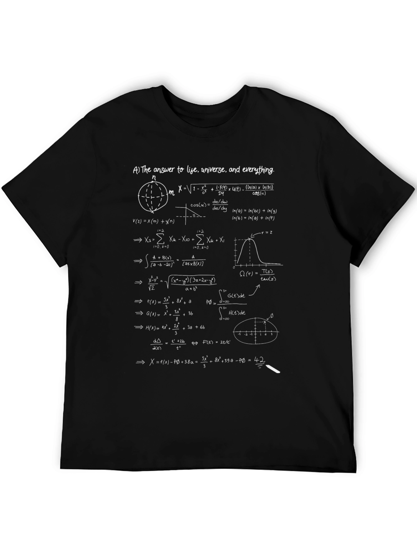 The Answer T-Shirt - Life Universe & Everything