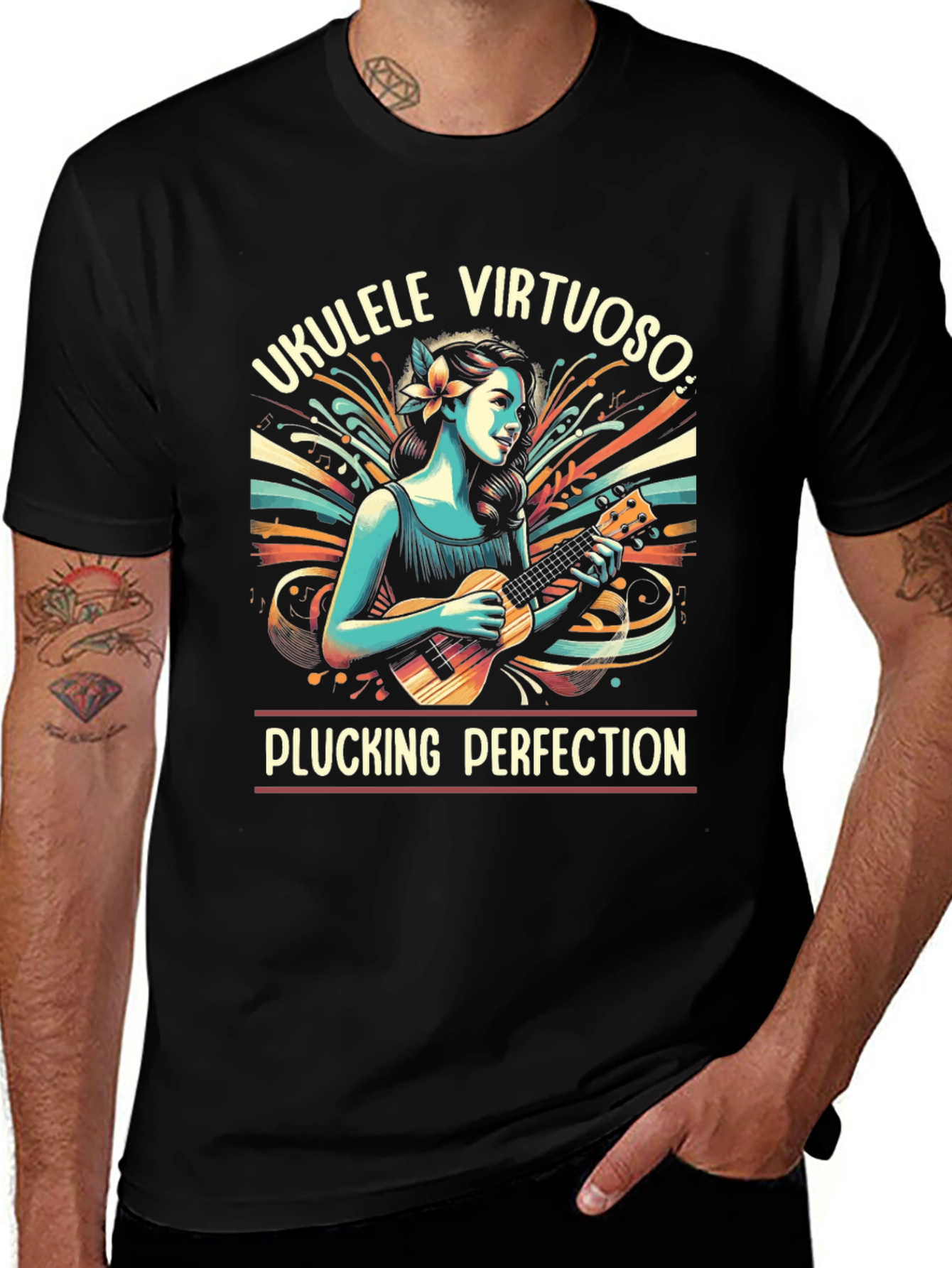 Ukulele Virtuoso Tee - Plucking Perfection