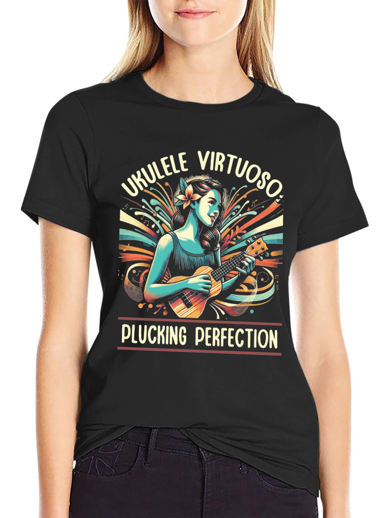 Ukulele Virtuoso Tee - Plucking Perfection