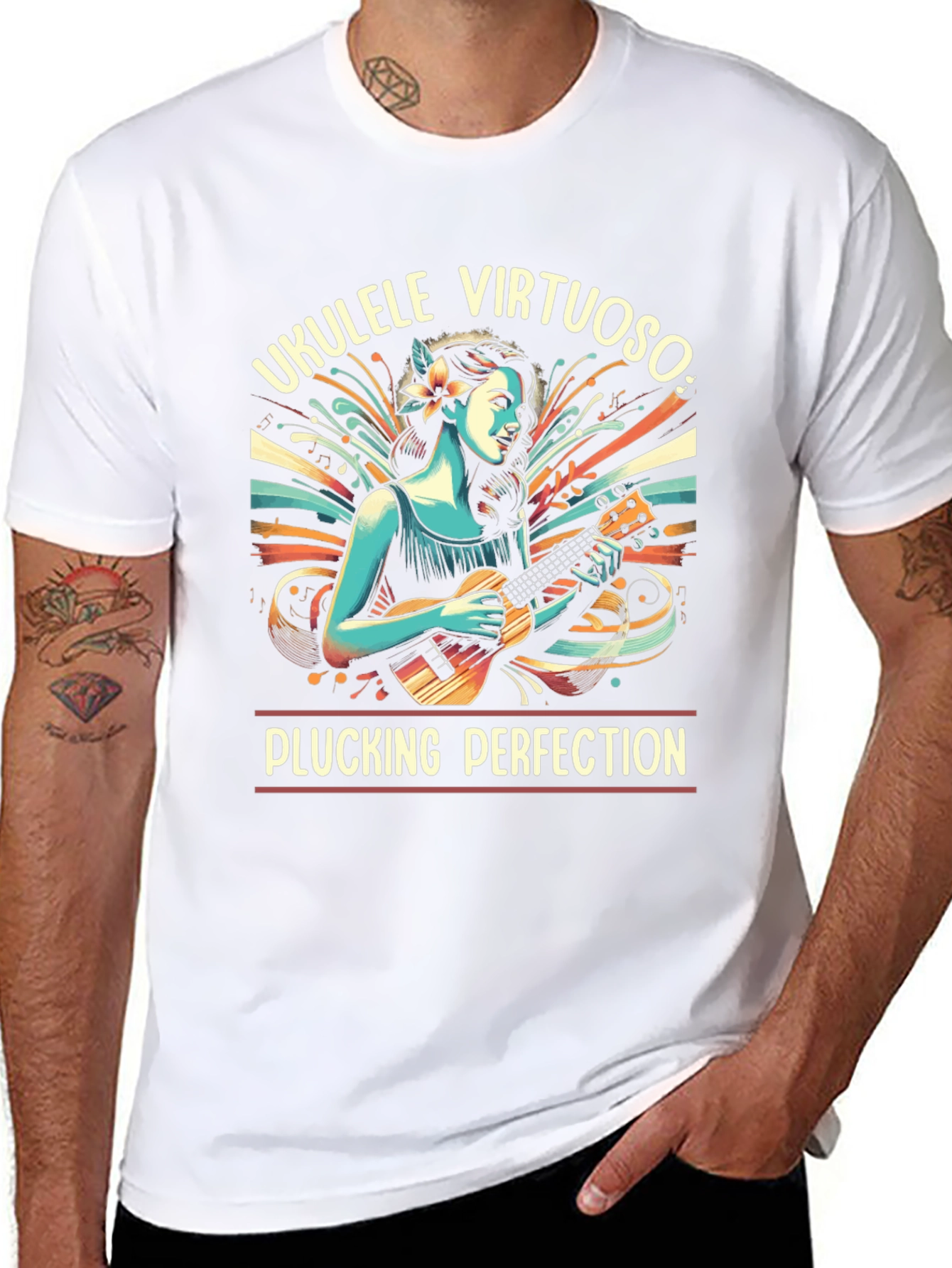 Ukulele Virtuoso Tee - Plucking Perfection