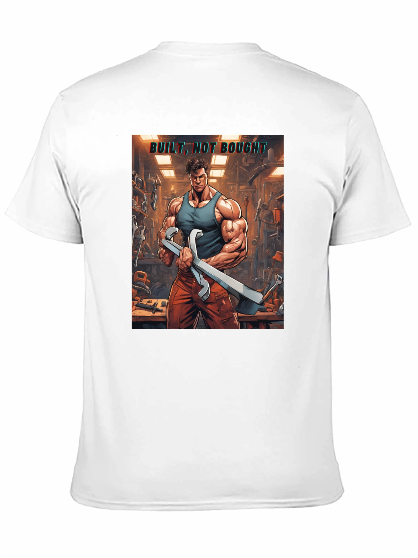 Built Not Bought Graphic T-Shirt - Fitness & DIY