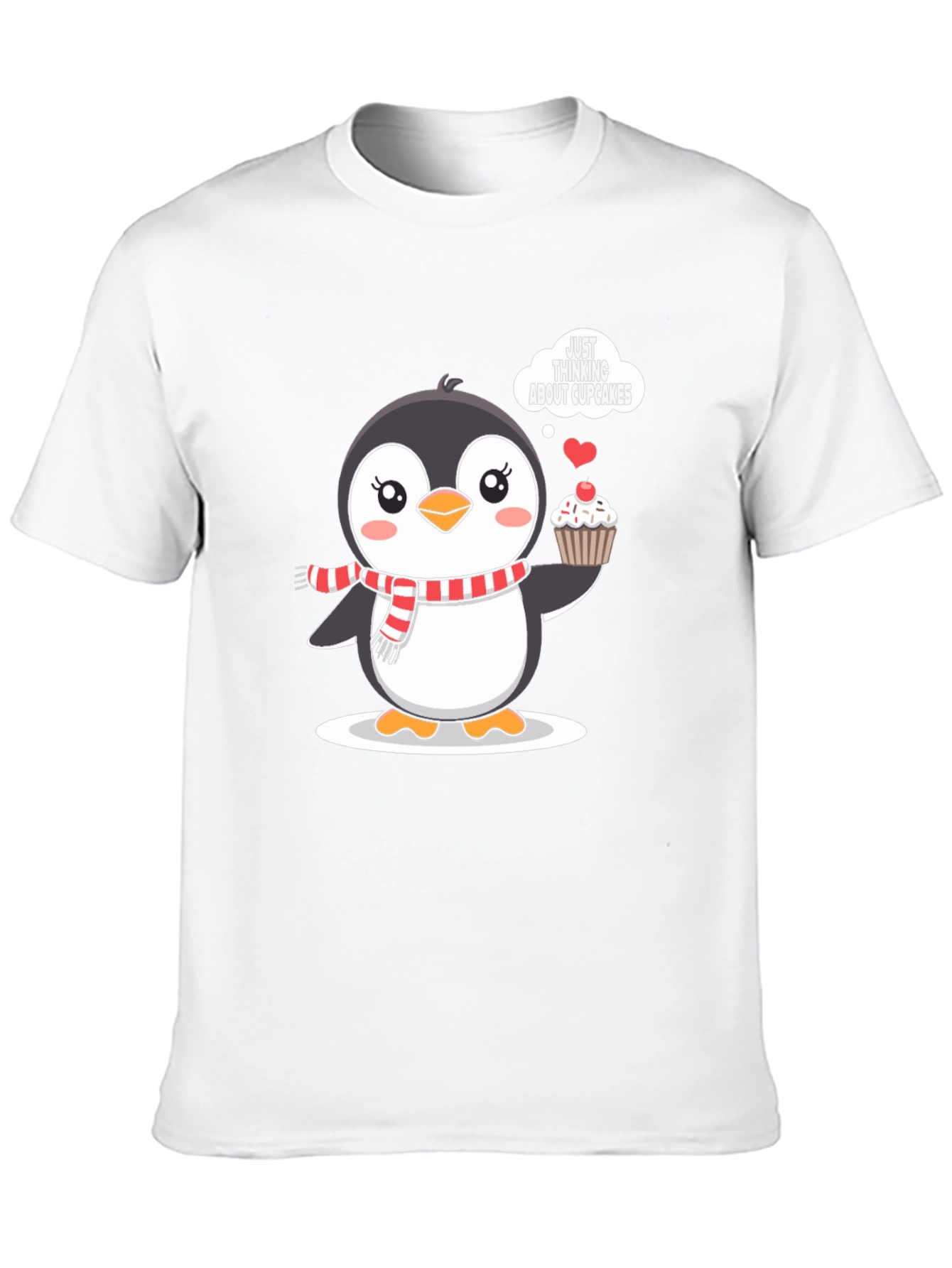 Cute Penguin Cupcake T-Shirt