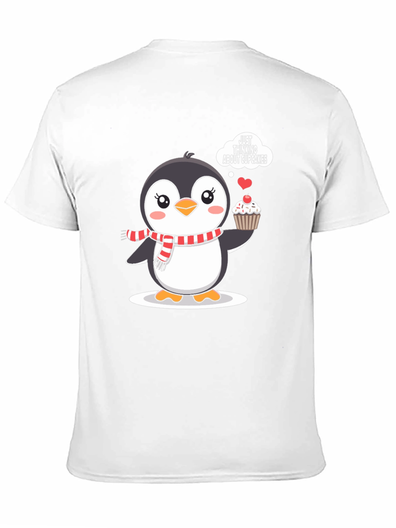 Cute Penguin Cupcake T-Shirt