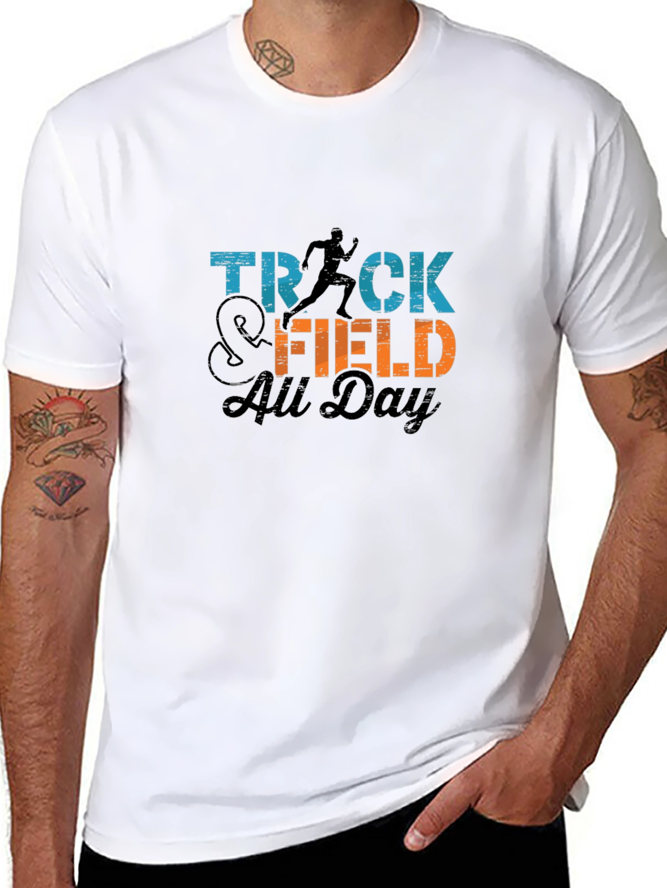 Track & Field All Day Graphic Tee