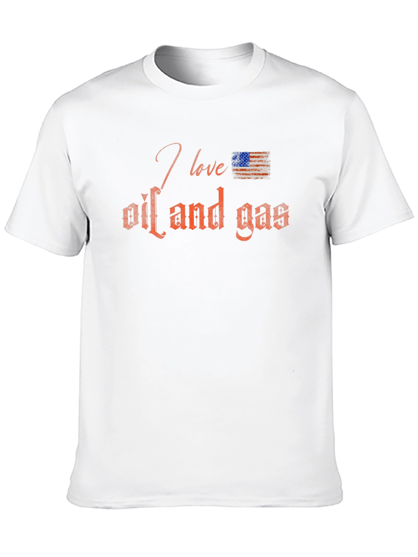 I Love Oil and Gas Graphic Tee