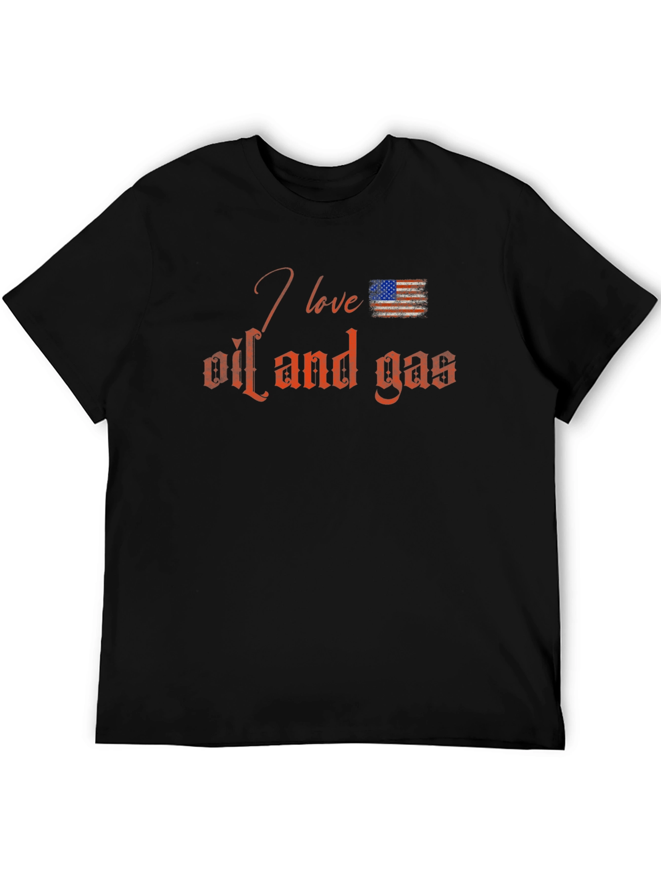 I Love Oil and Gas Graphic Tee