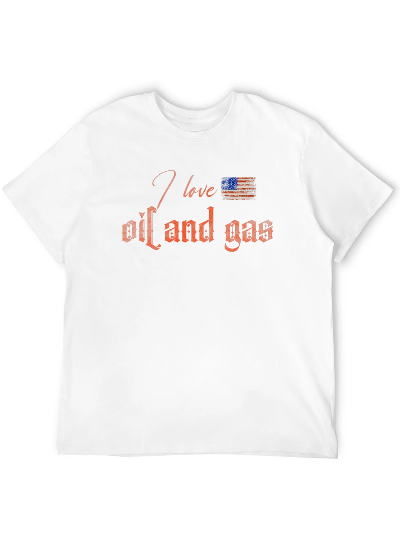 I Love Oil and Gas Graphic Tee