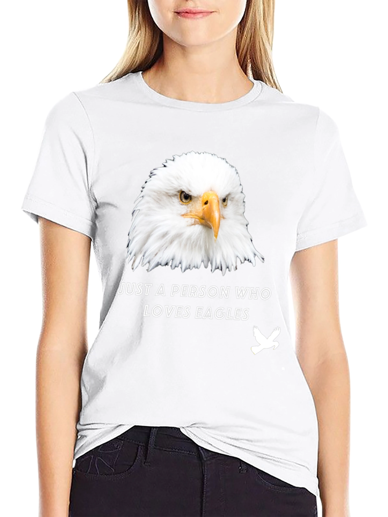 Eagle Lover T-Shirt - Black Graphic Tee