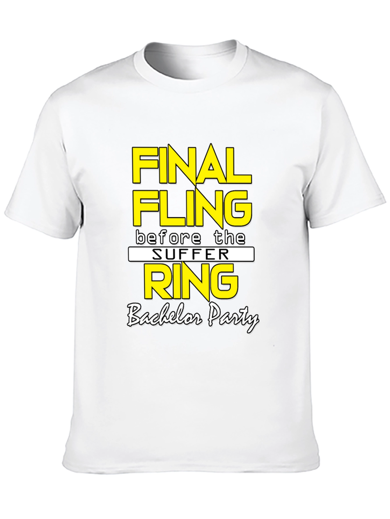 Final Fling Bachelor Party T-Shirt - Black