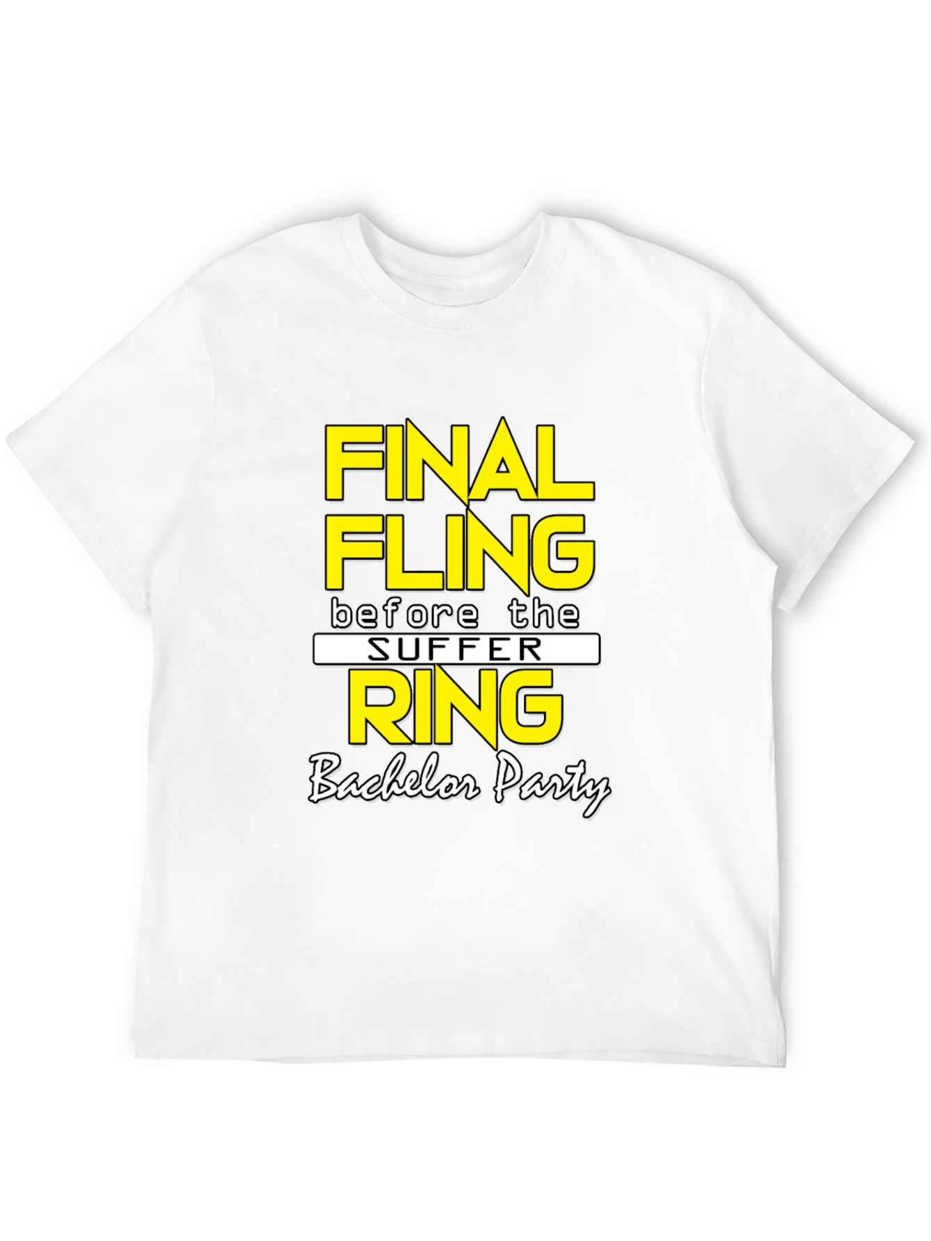 Final Fling Bachelor Party T-Shirt - Black