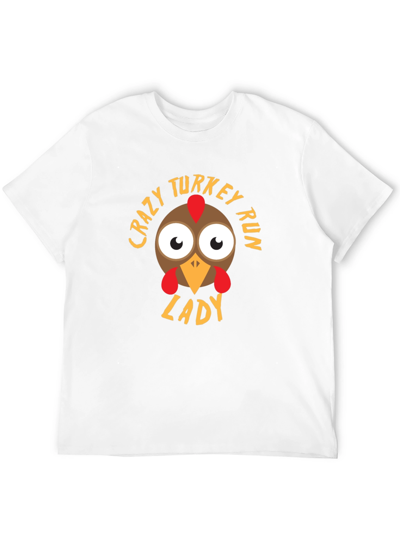 Crazy Turkey Run Lady T-Shirt