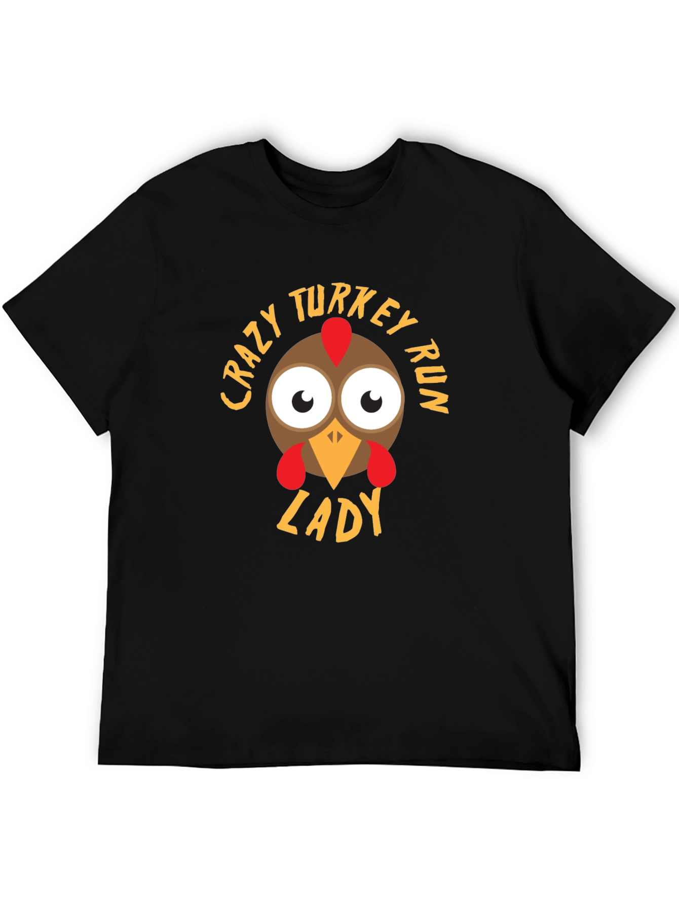 Crazy Turkey Run Lady T-Shirt