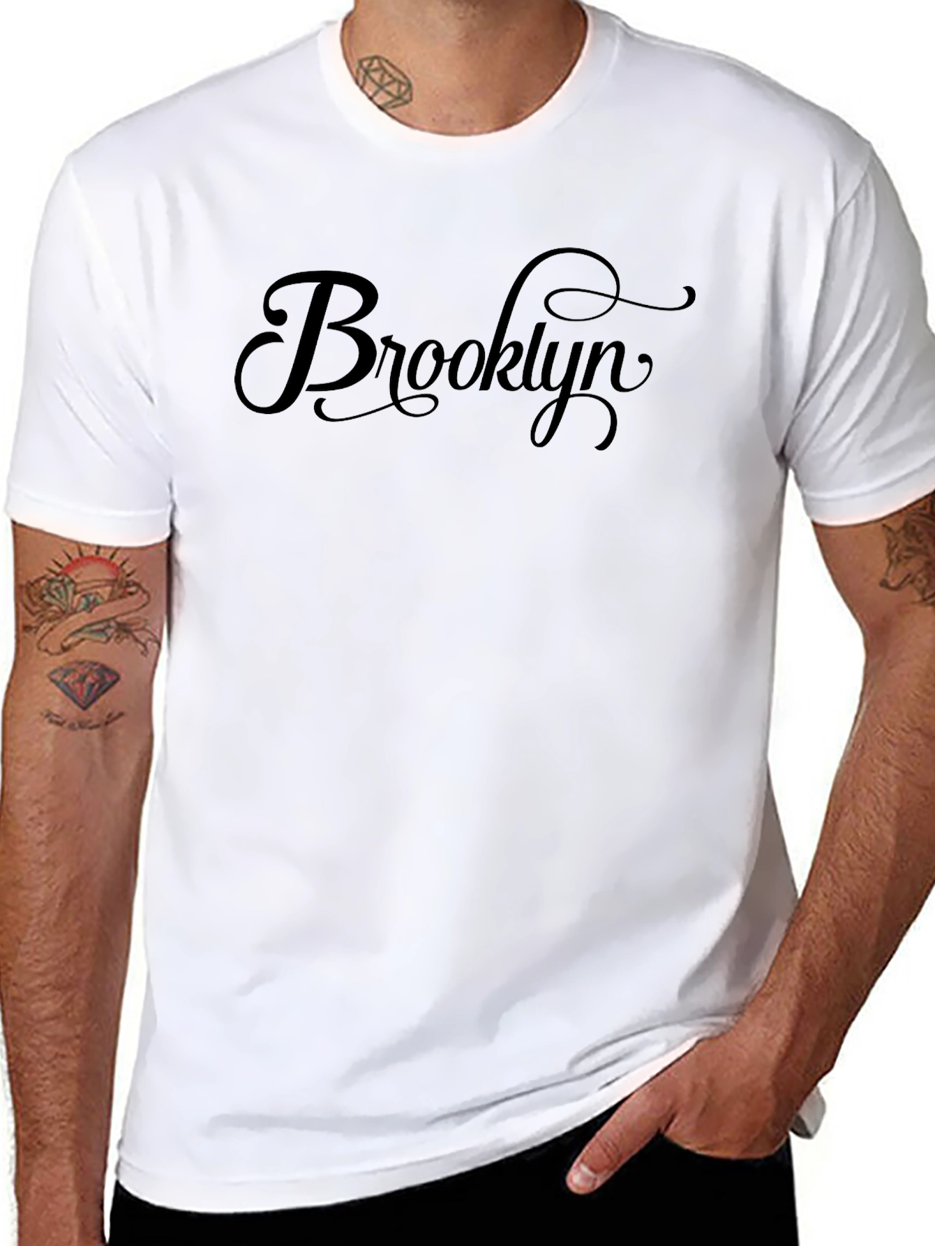 Brooklyn Script Black T-Shirt