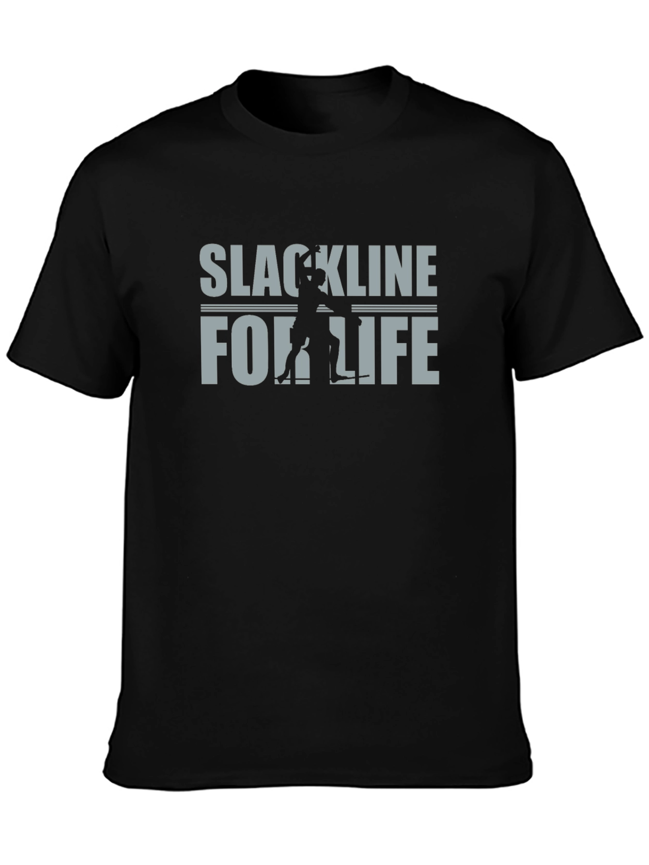 Slackline for Life Graphic Tee - Black