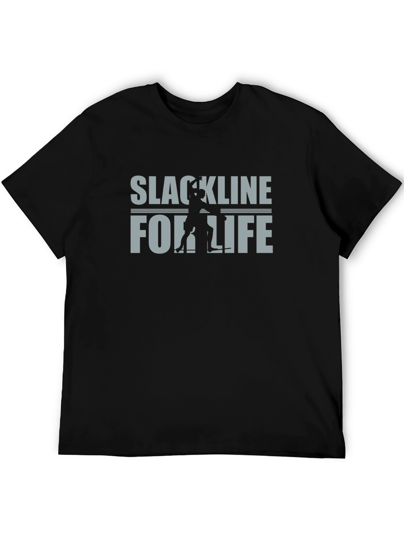Slackline for Life Graphic Tee - Black