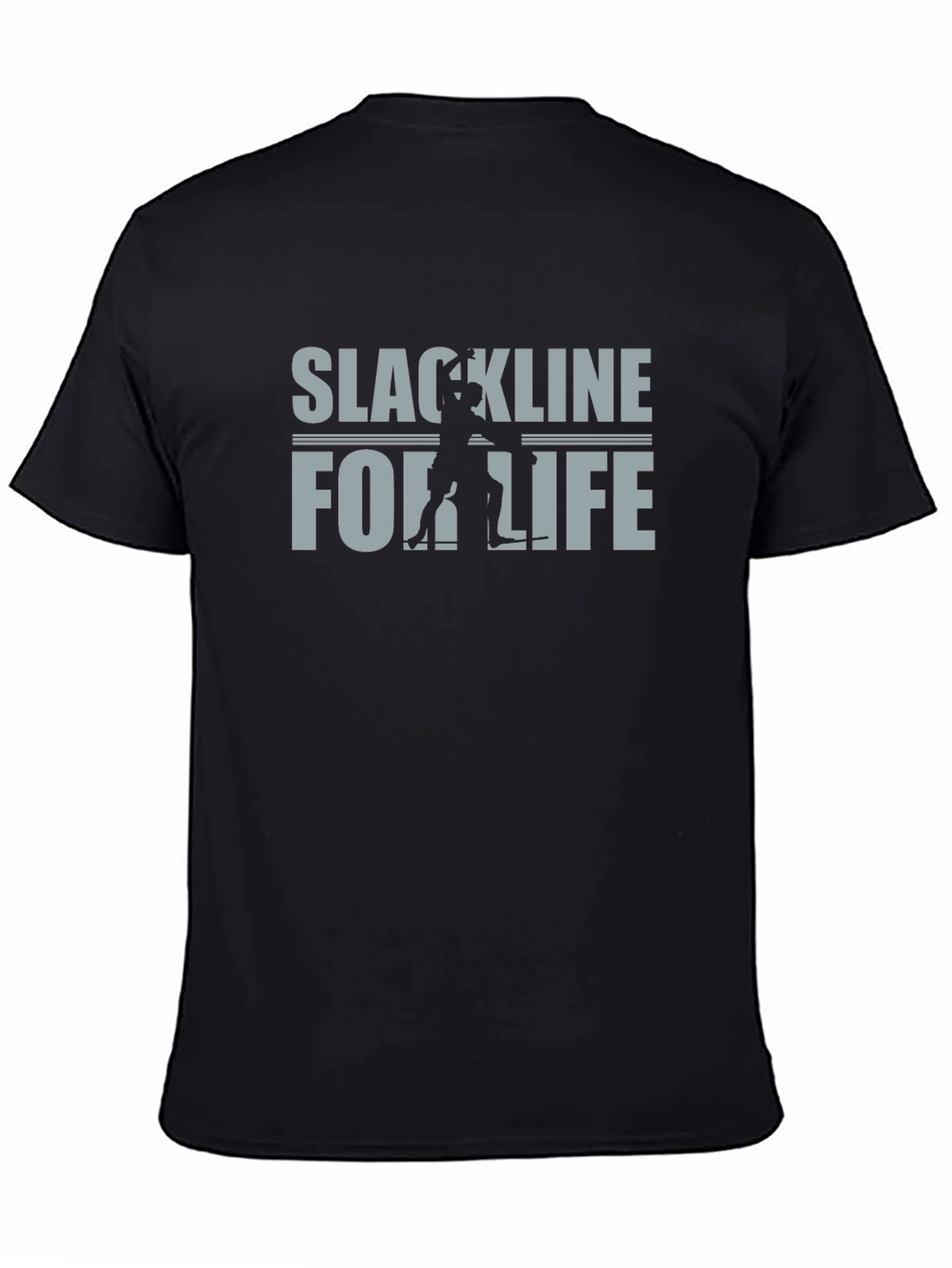 Slackline for Life Graphic Tee - Black