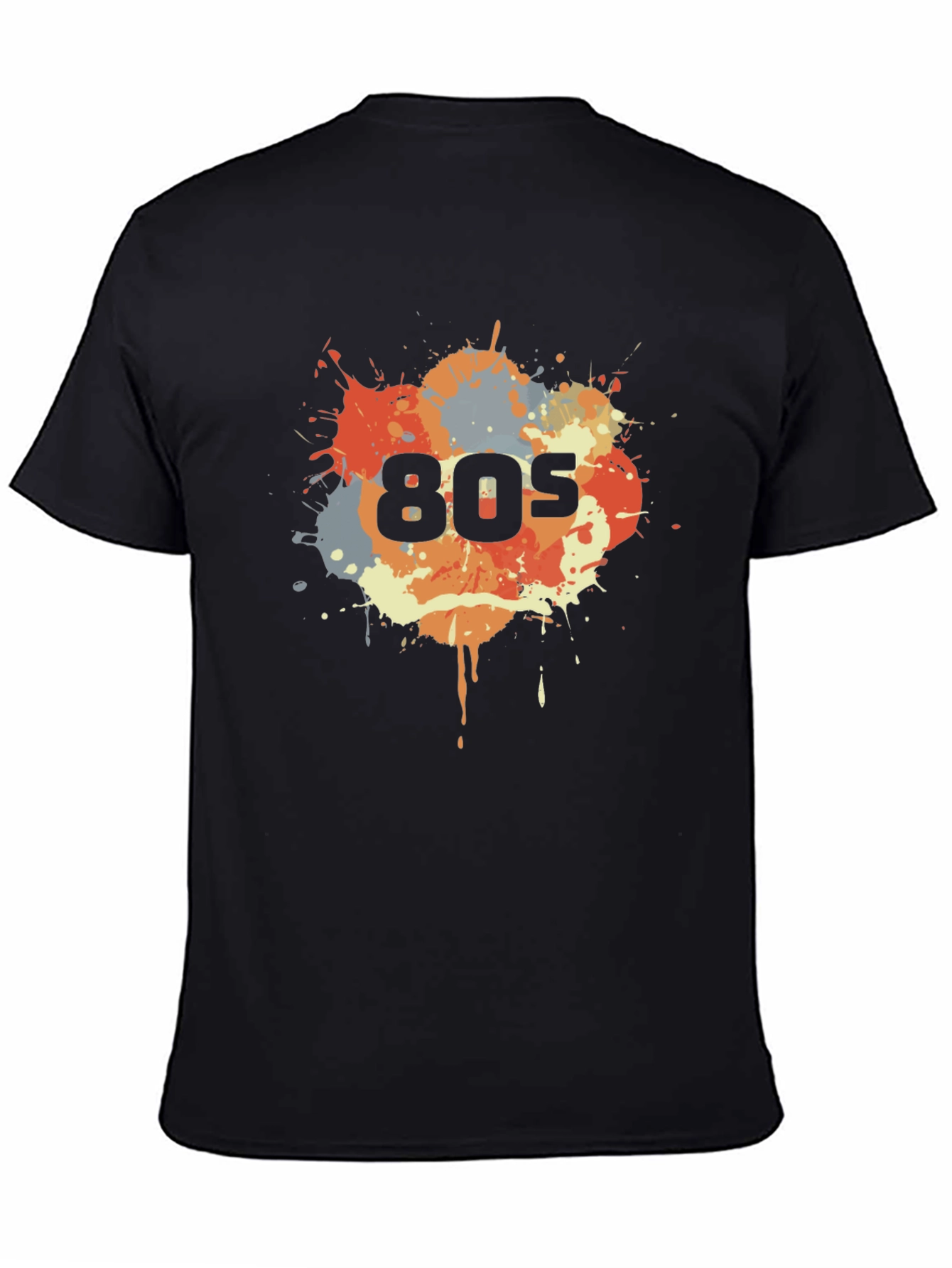 Retro 80s Splatter T-Shirt - Throwback Style
