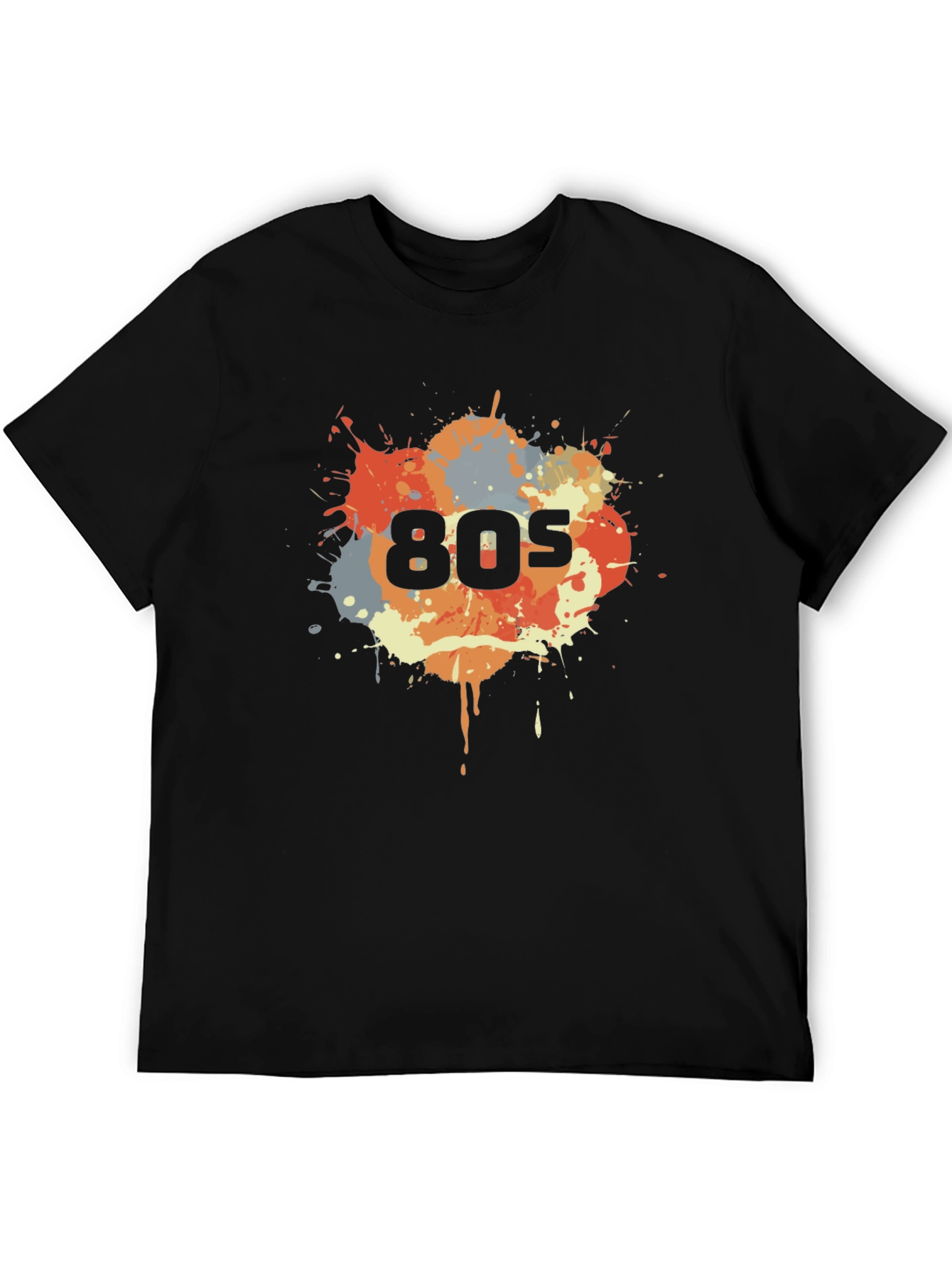 Retro 80s Splatter T-Shirt - Throwback Style