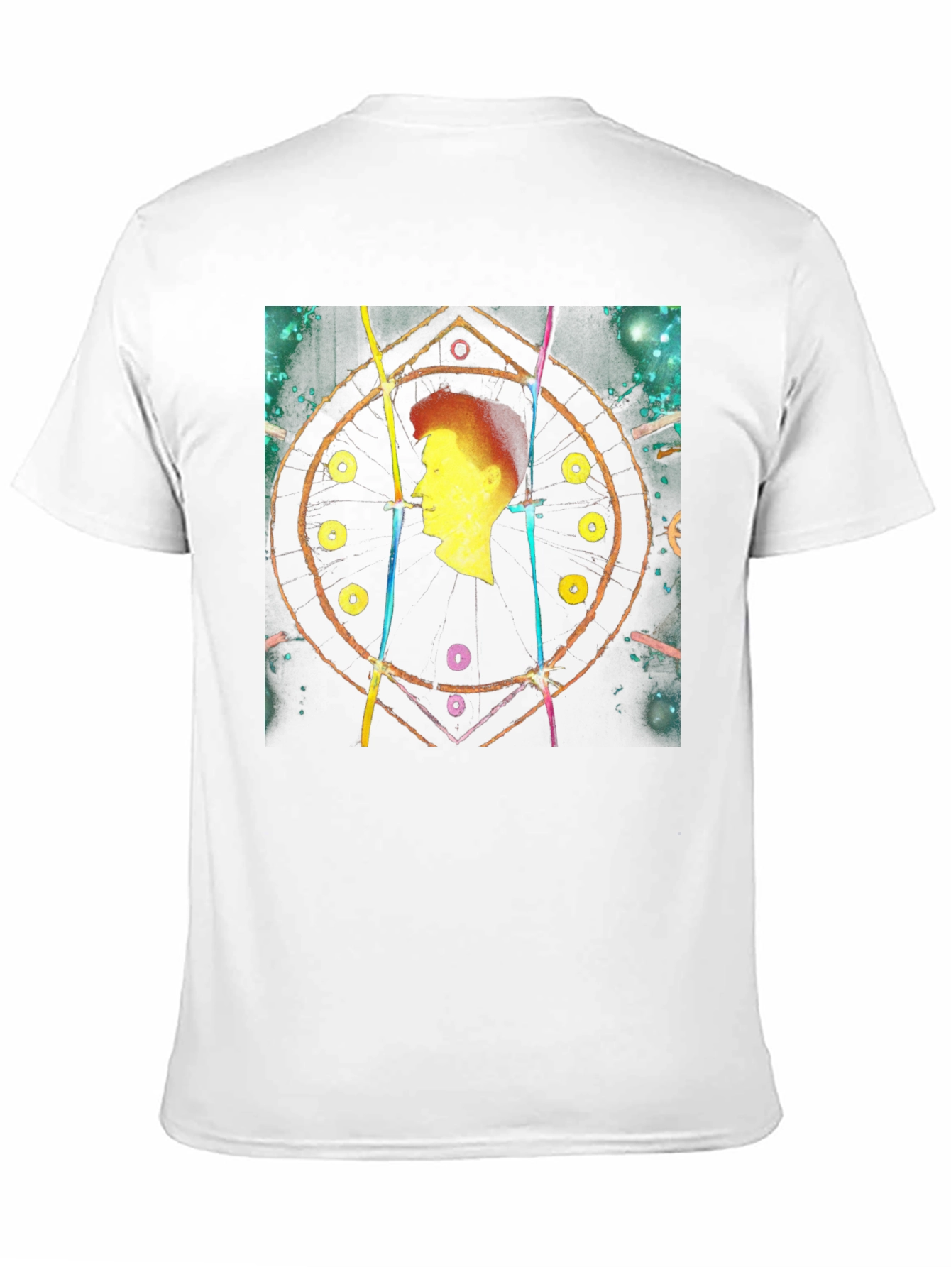 Abstract Silhouette Black T-Shirt