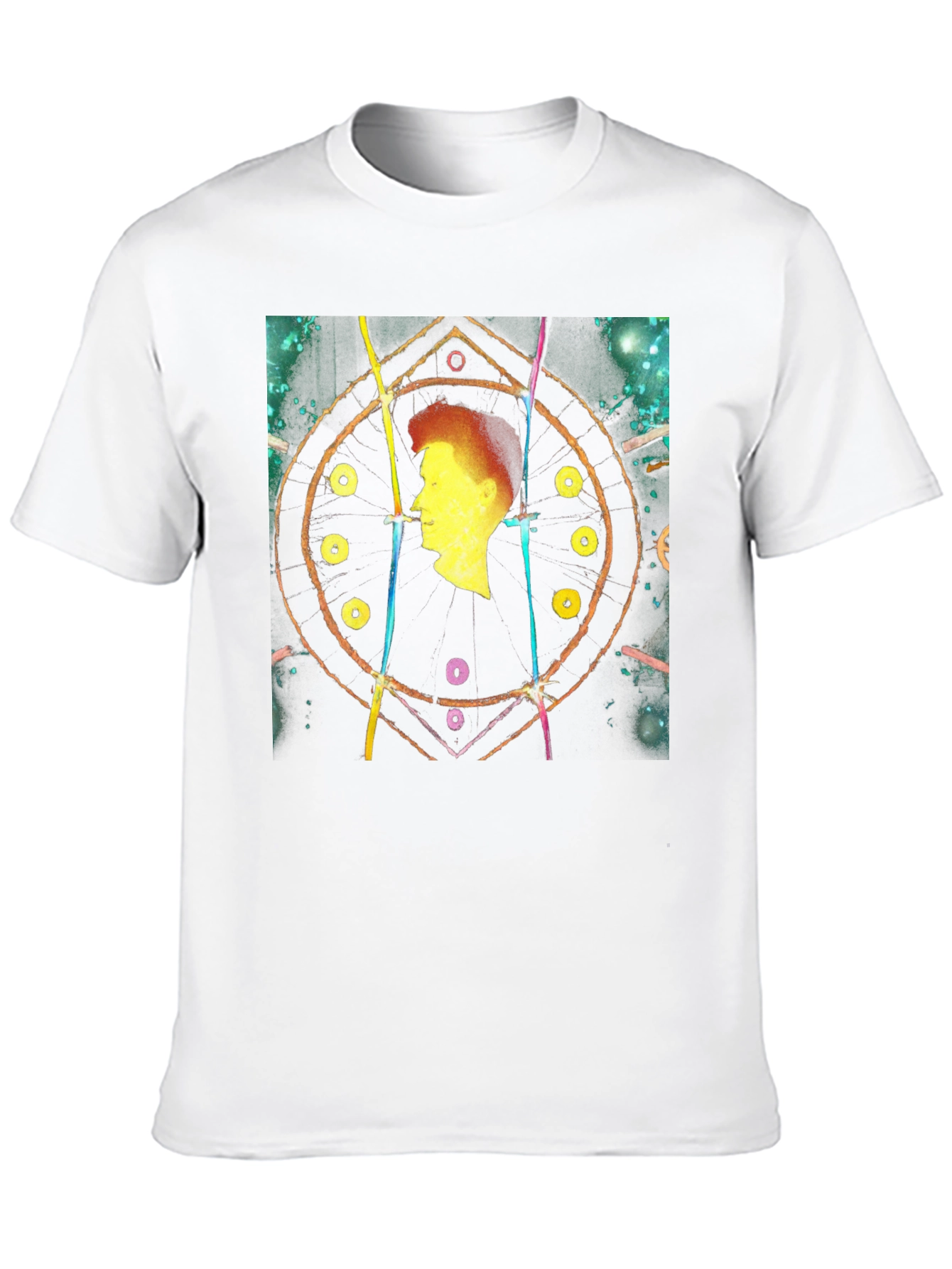 Abstract Silhouette Black T-Shirt