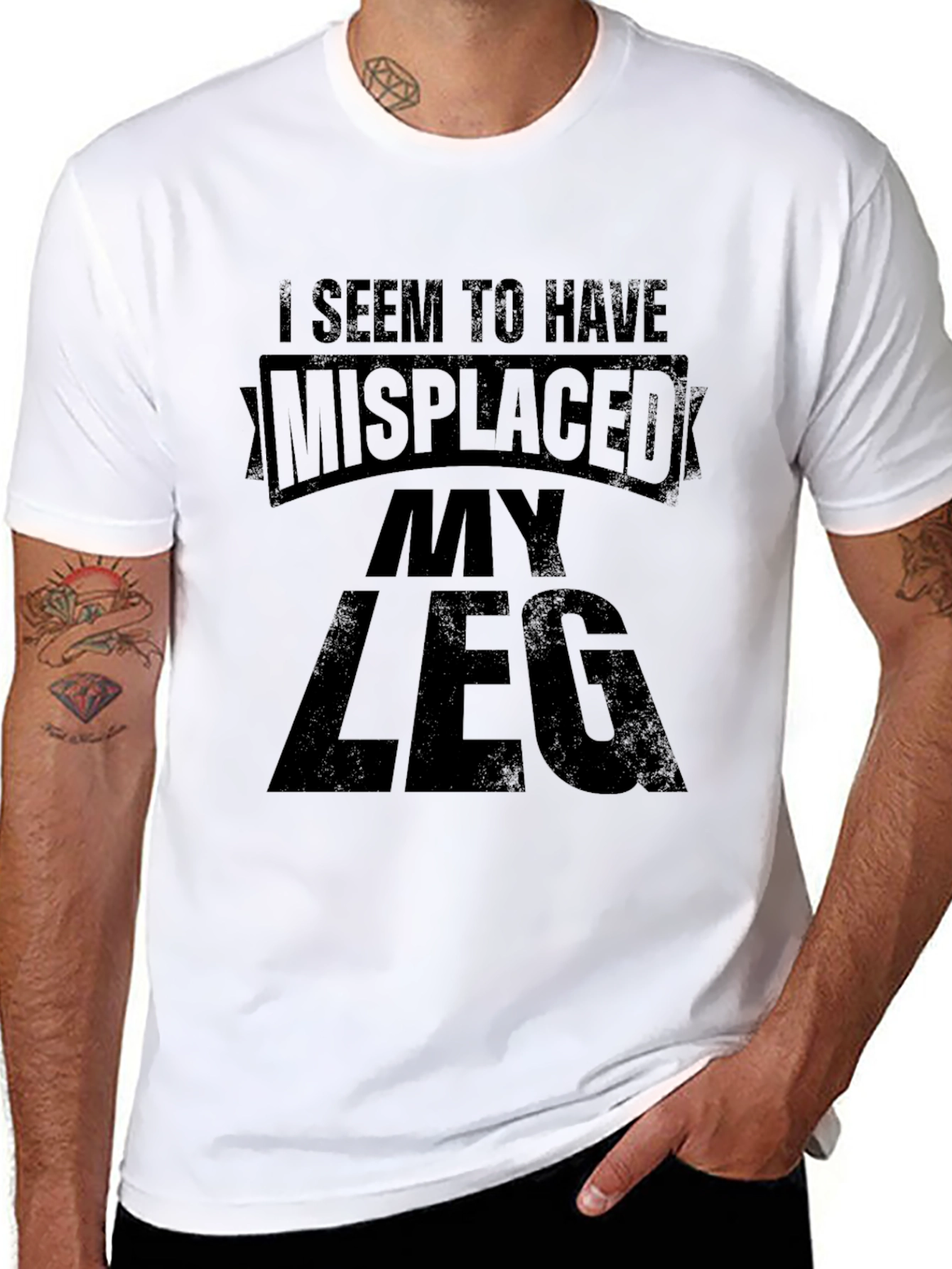 Misplaced Leg Graphic Tee