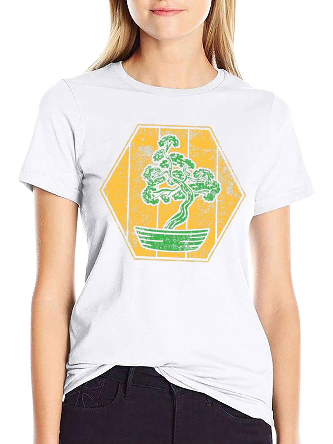 Bonsai Tree Graphic Tee - Zen Style Shirt