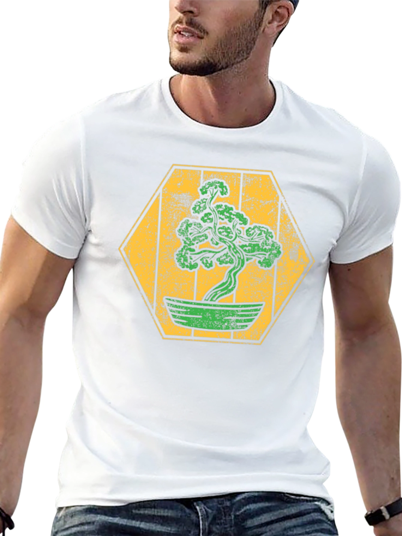 Bonsai Tree Graphic Tee - Zen Style Shirt