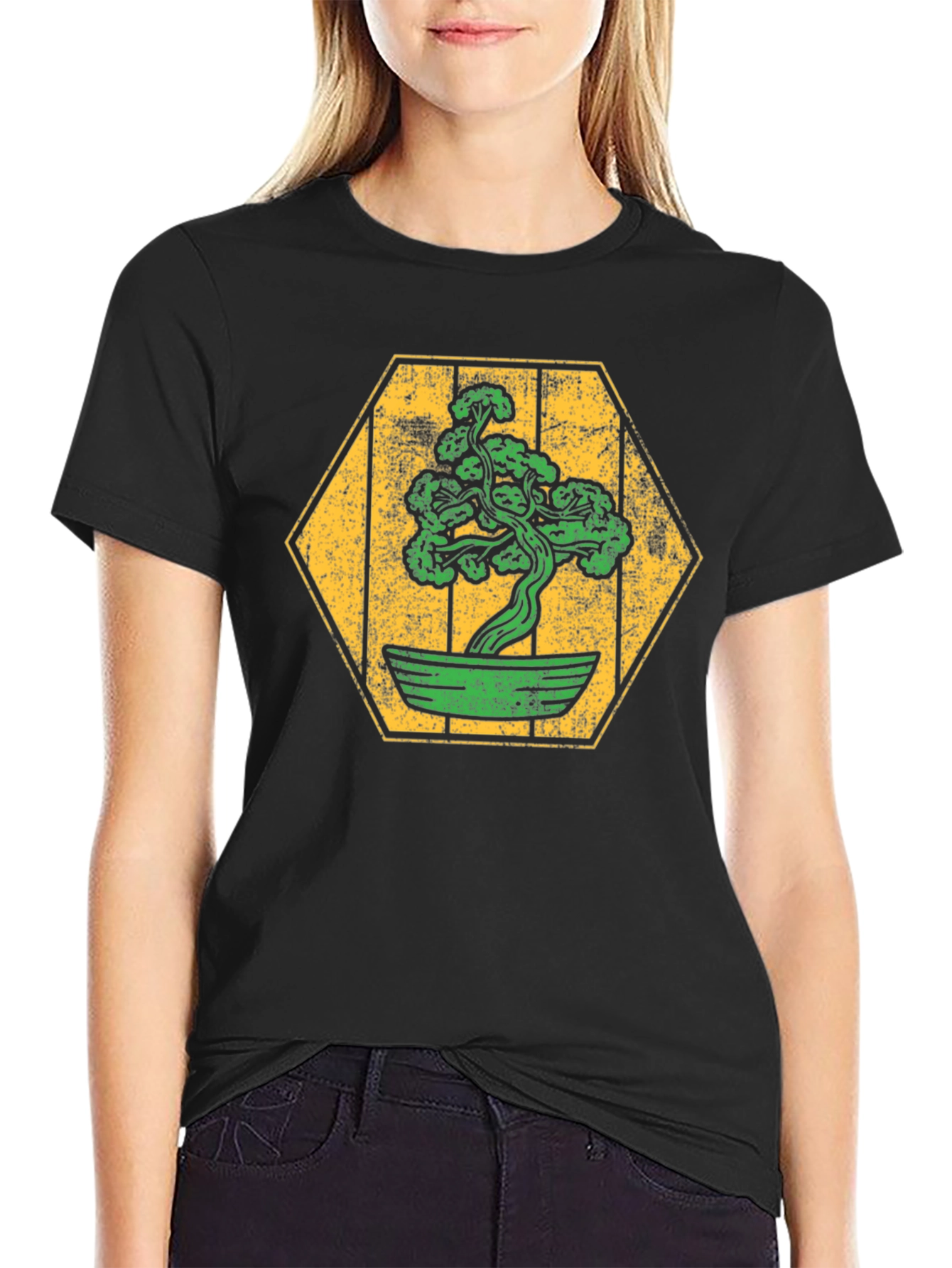 Bonsai Tree Graphic Tee - Zen Style Shirt