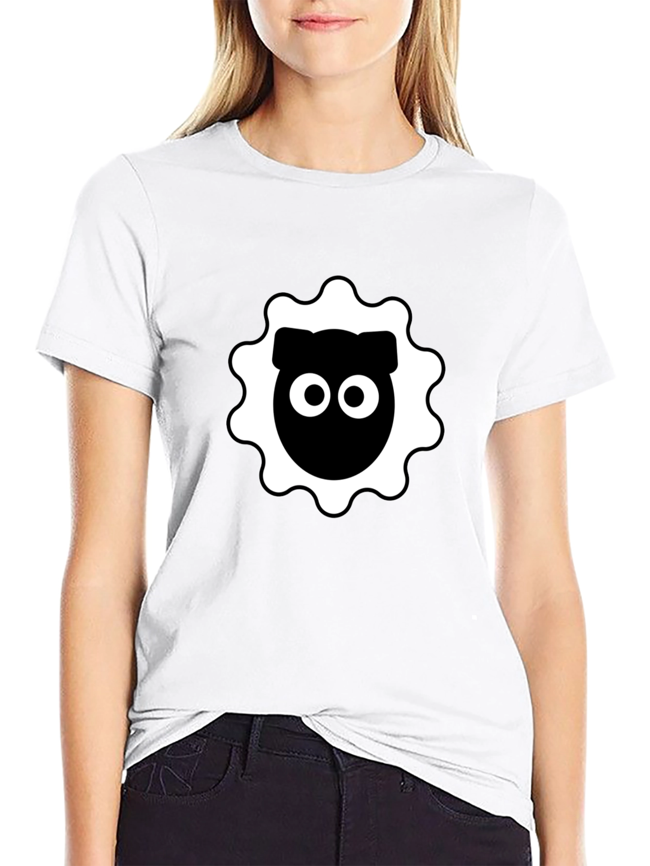 Black Sheep Graphic Tee - Round Eye Design