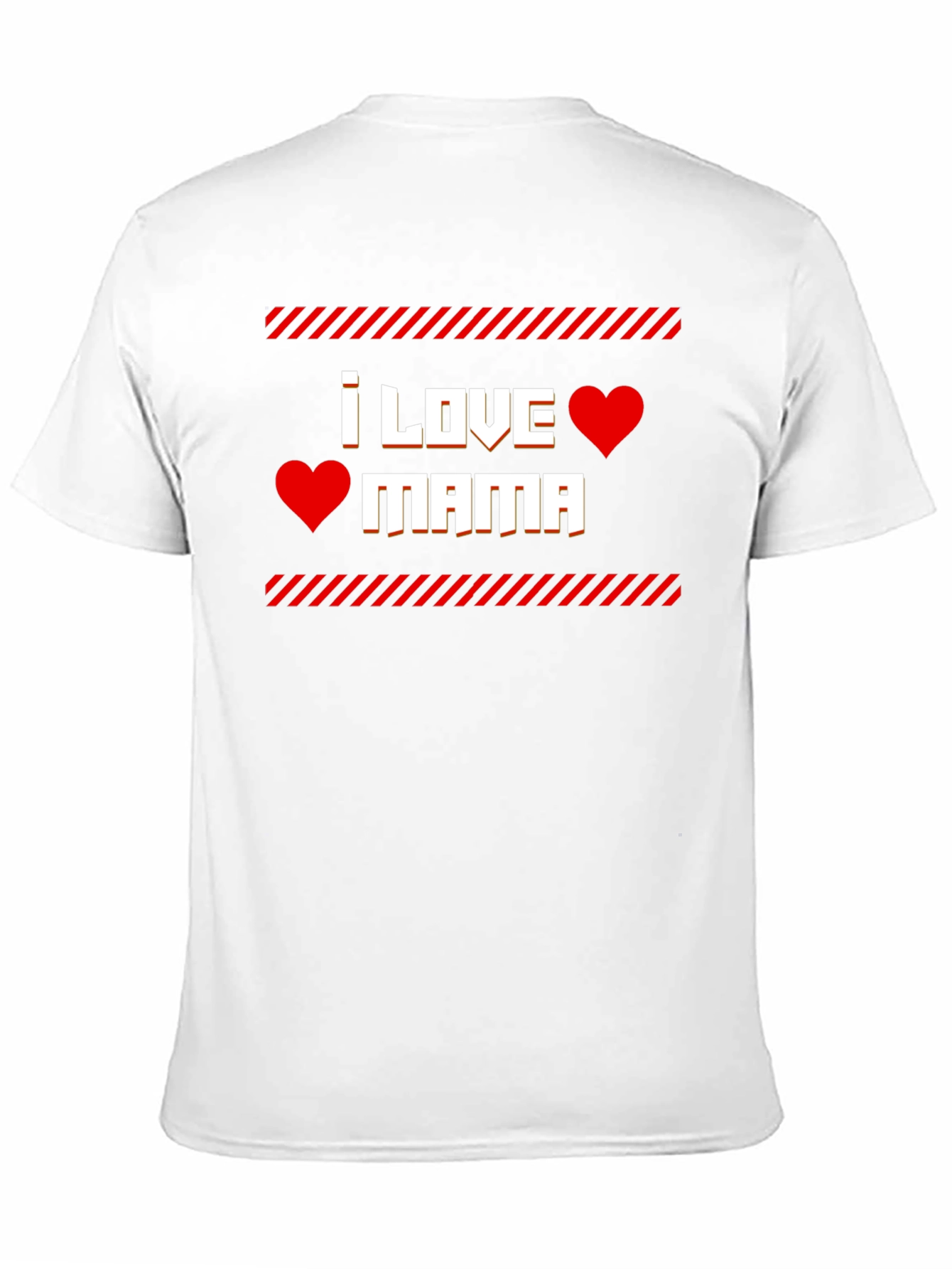I Love Mama T-Shirt - Red Heart Graphic