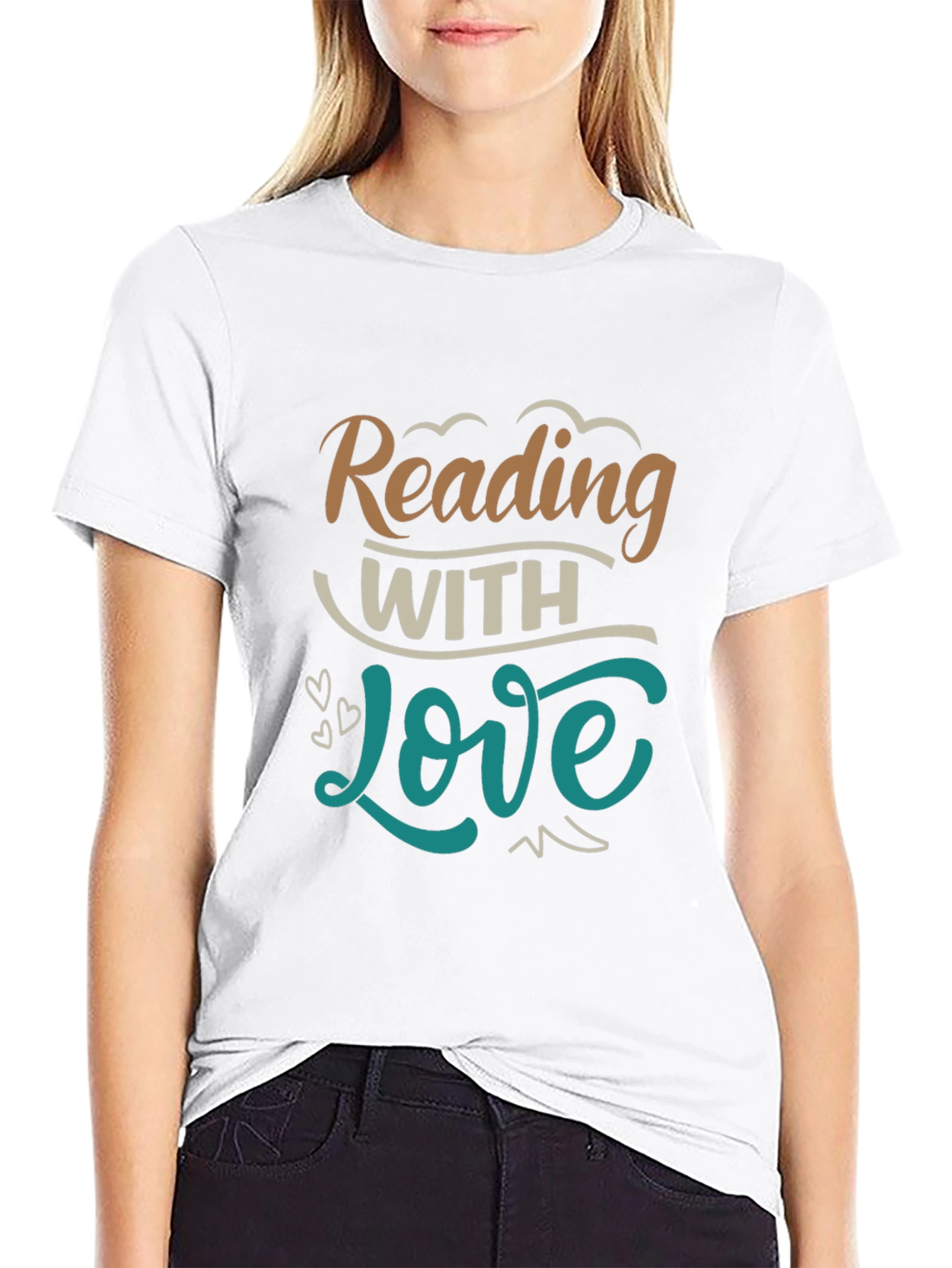 Reading With Love Graphic Tee