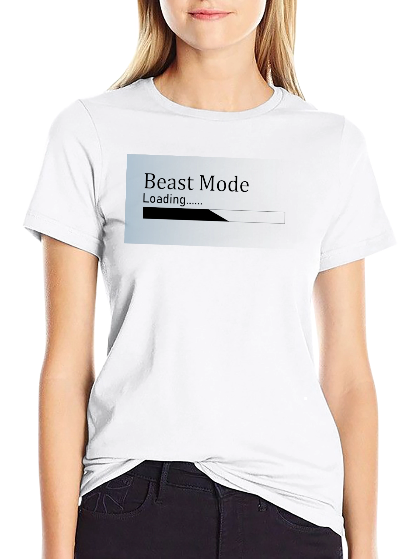 Beast Mode Loading Black T-Shirt