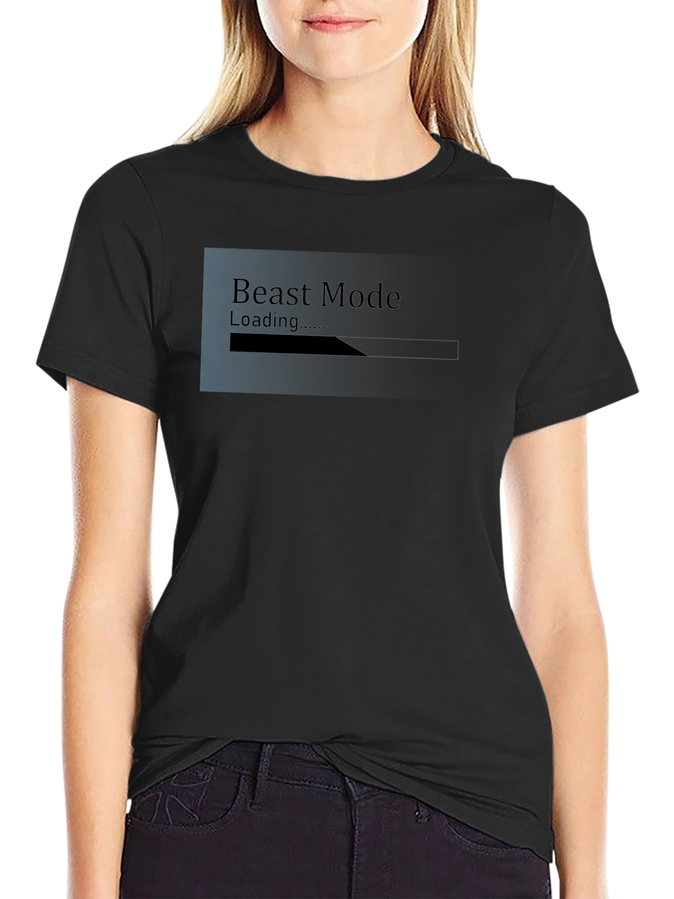 Beast Mode Loading Black T-Shirt