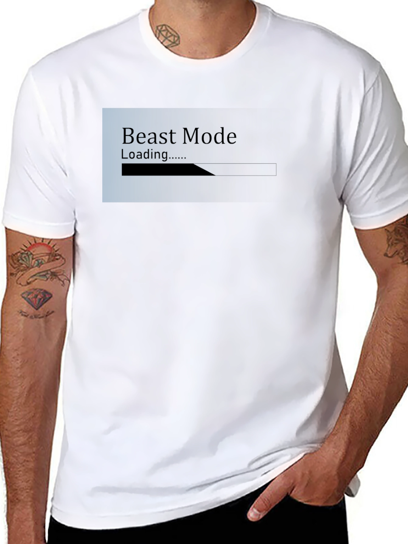 Beast Mode Loading Black T-Shirt