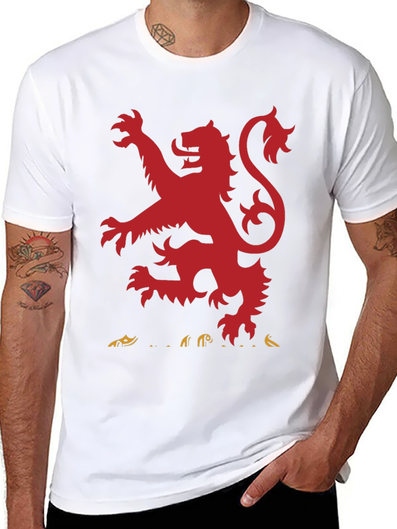 Lion Rampant T-Shirt - Black