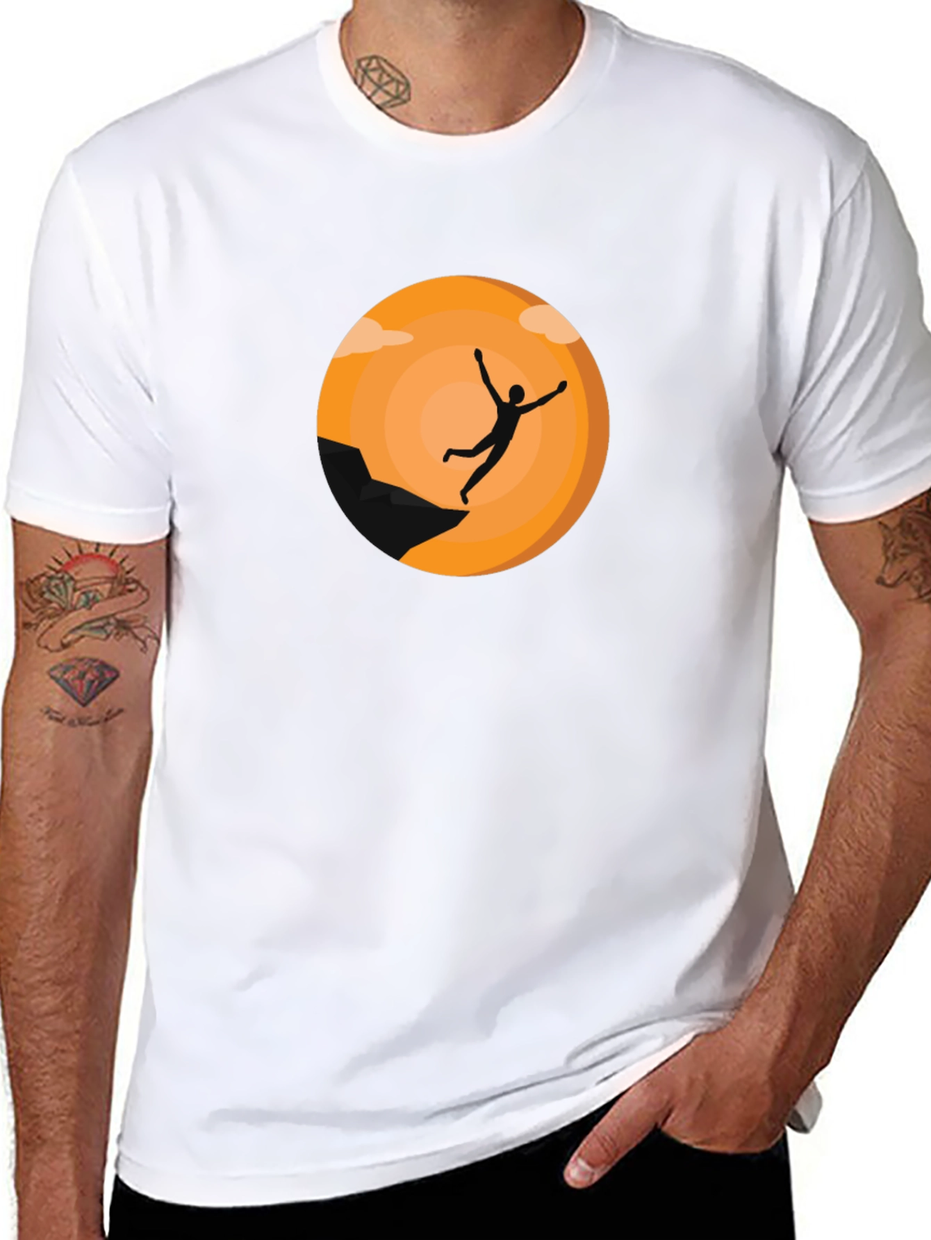 Cliff Jumper Graphic Tee - Black