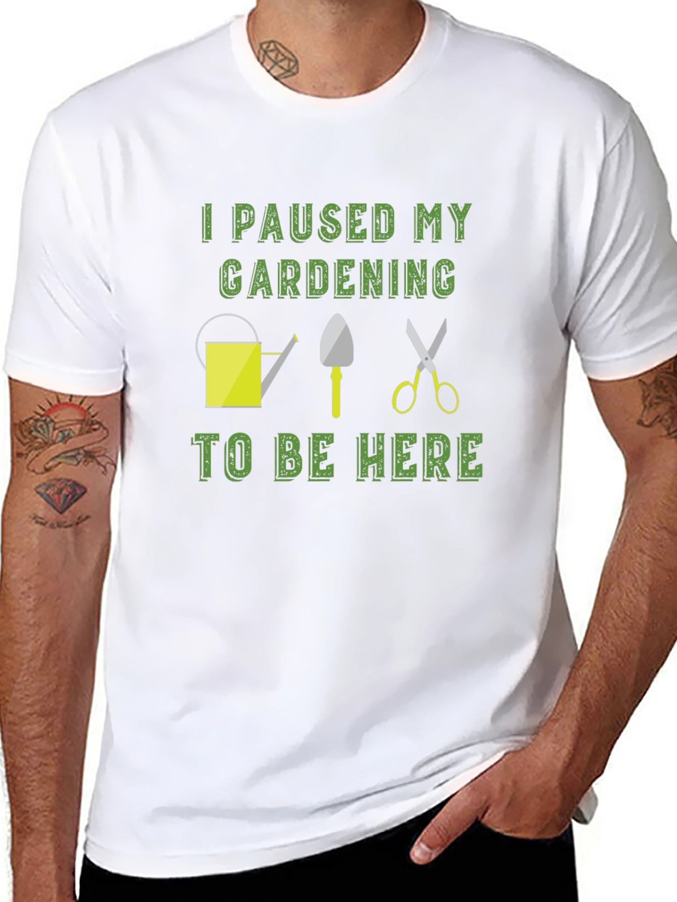 Gardening Pause T-Shirt - Funny Gardener Tee