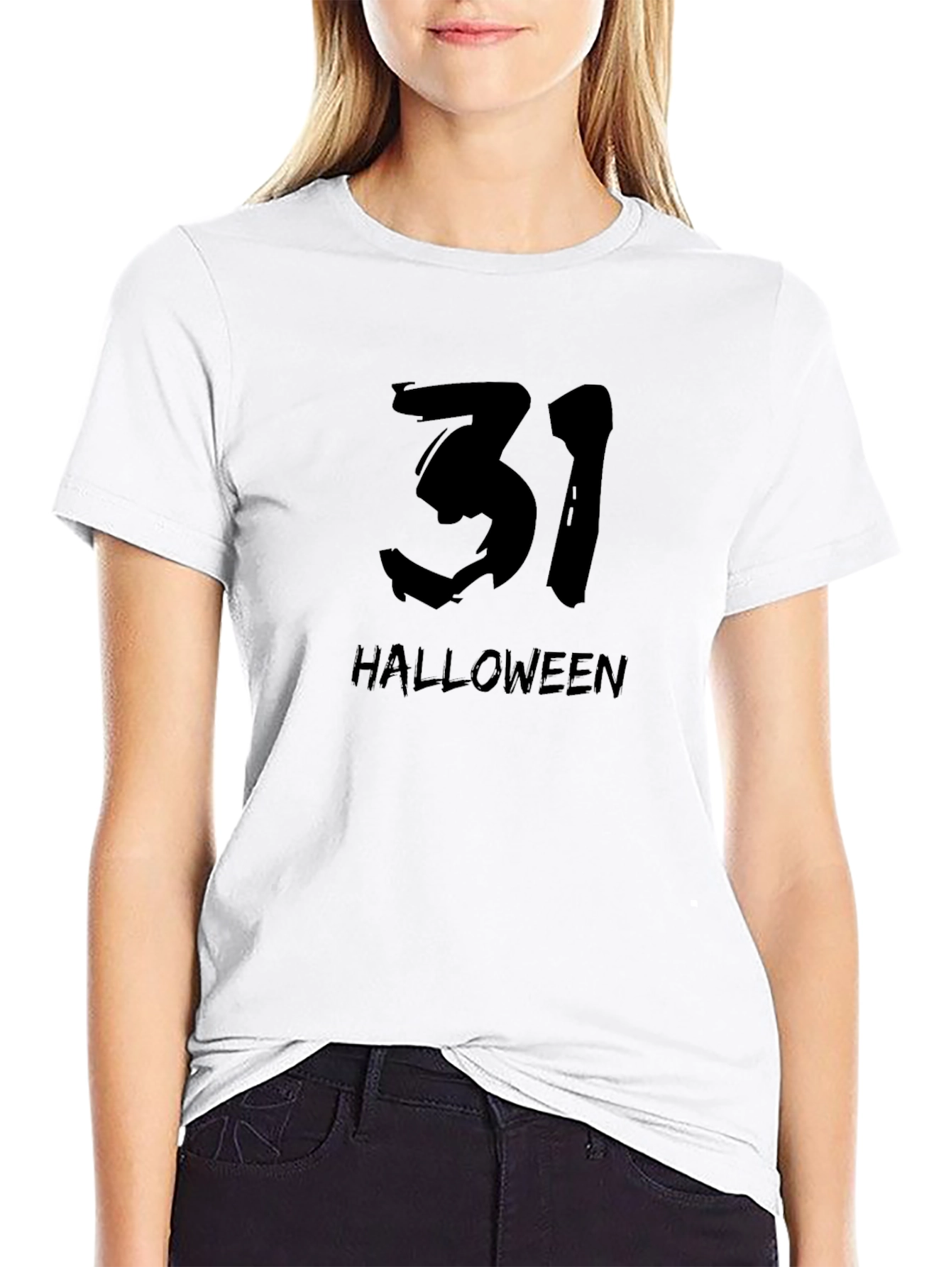 Halloween 31 Black Graphic Tee Shirt