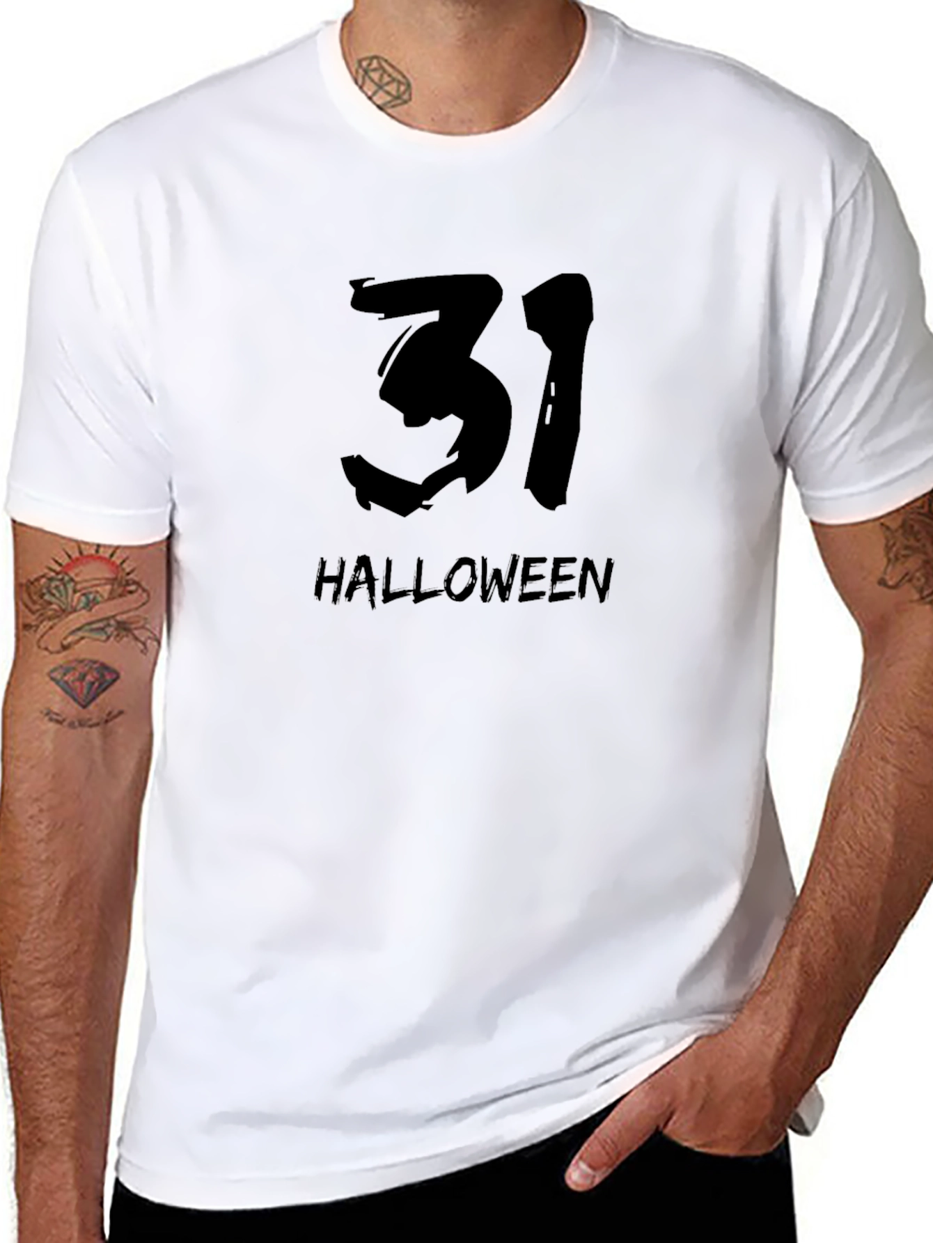 Halloween 31 Black Graphic Tee Shirt